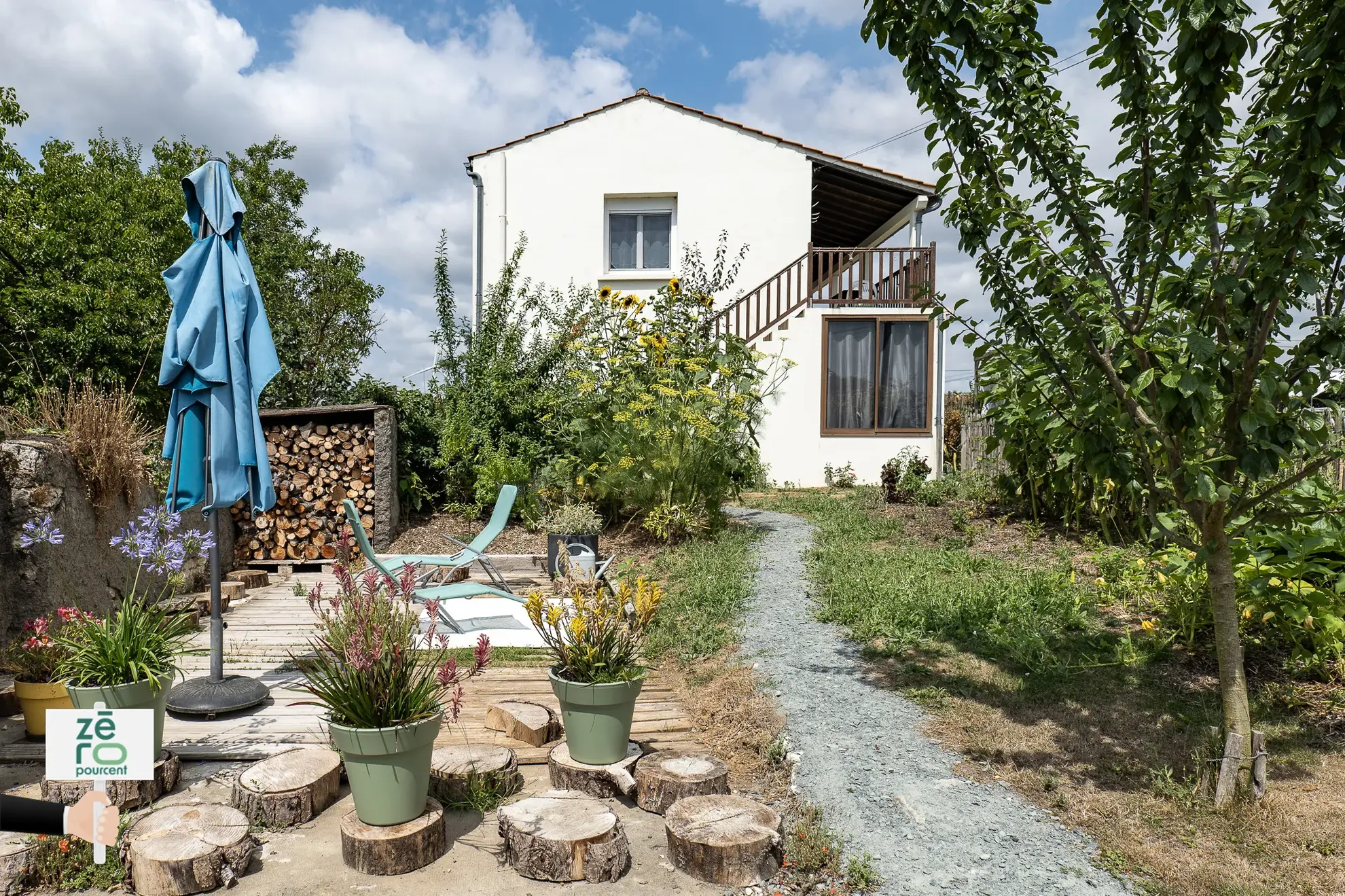 Belle maison de 112 m² à Longeville-sur-Mer avec grand jardin et vue dégagée 