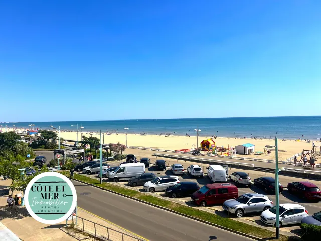 Appartement 2 pièces face mer à Saint-Jean-de-Monts avec balcon exposé sud 