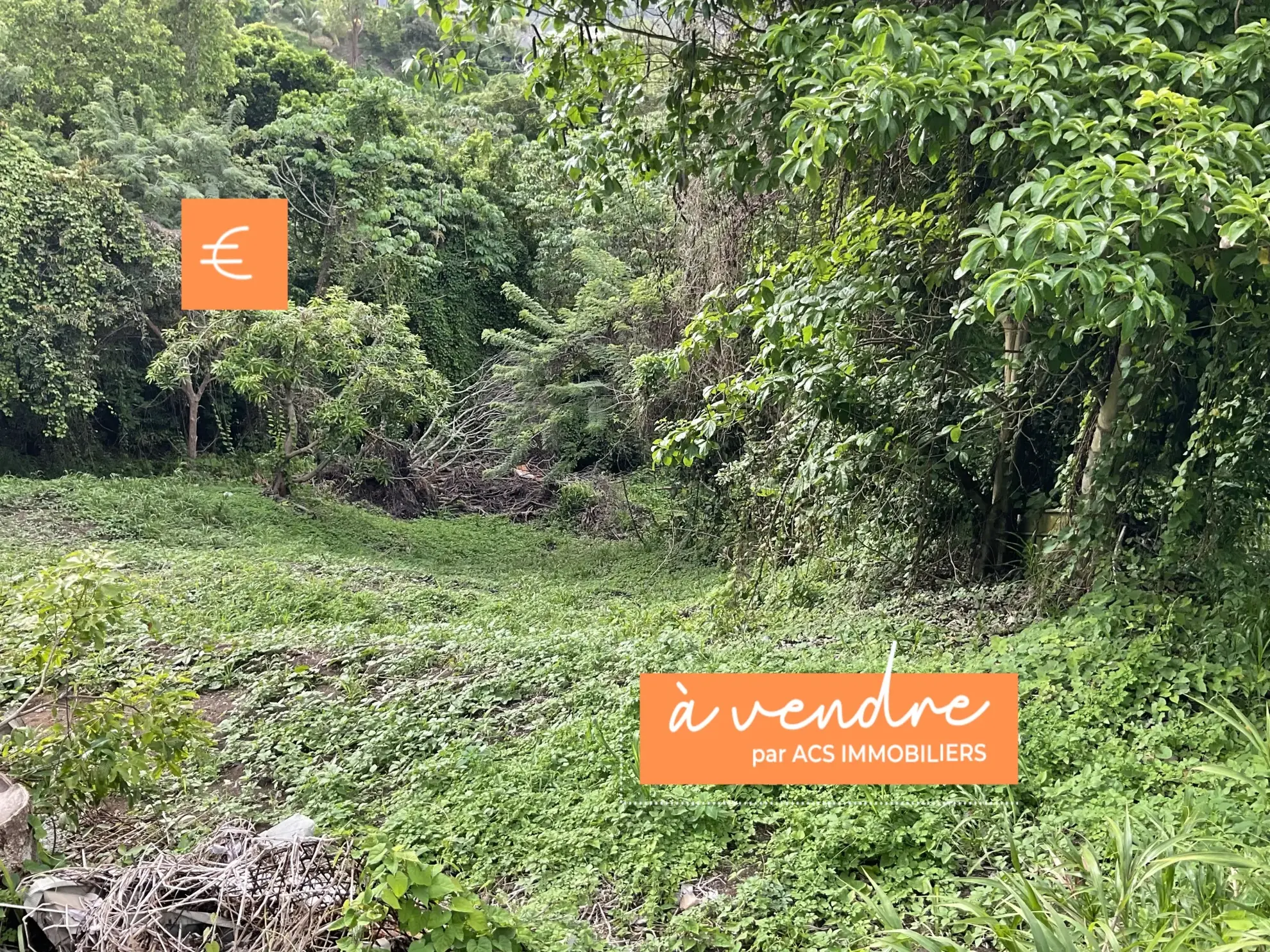 Terrain constructible de 999 m² à Le François avec vue mer - Magdelonette