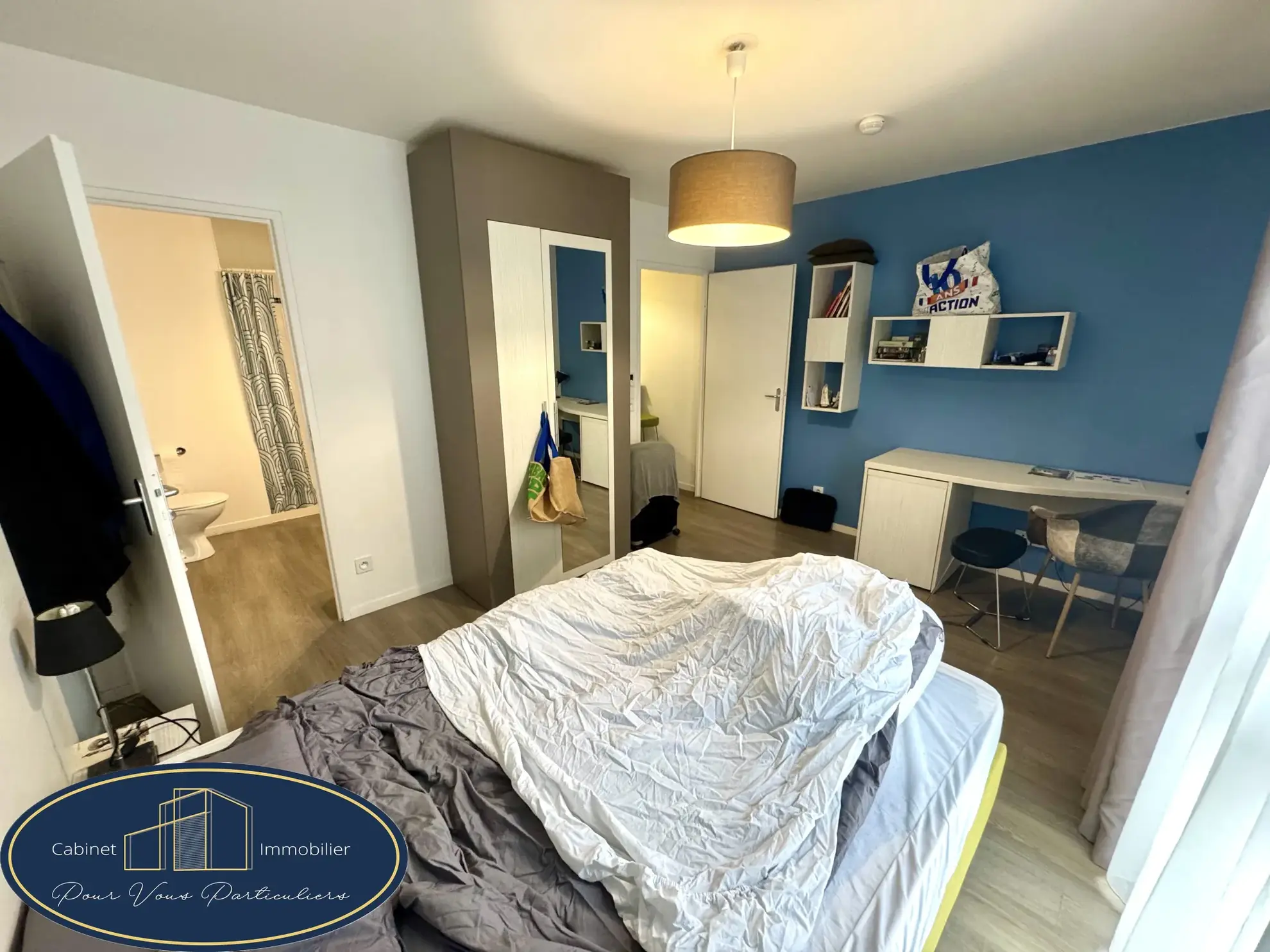 Studio T1 meublé à vendre à Valenciennes, location assurée jusqu’en 2030 