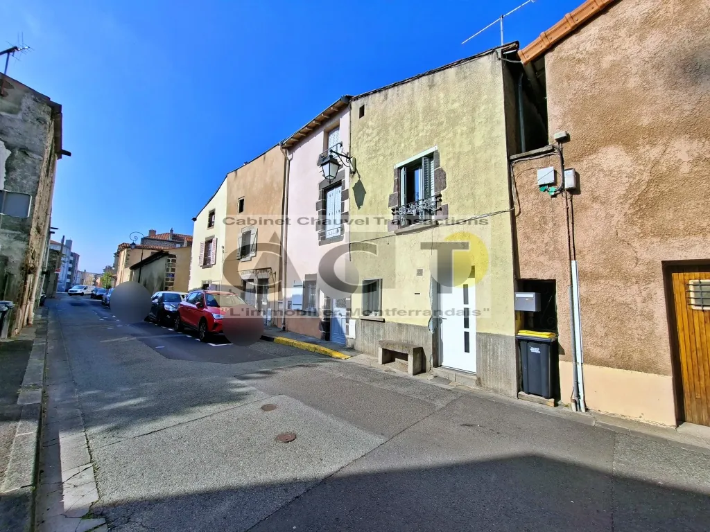Maison de 37 m² à vendre à Clermont-Ferrand Montferrand, idéale pour investissement ou résidence principale 