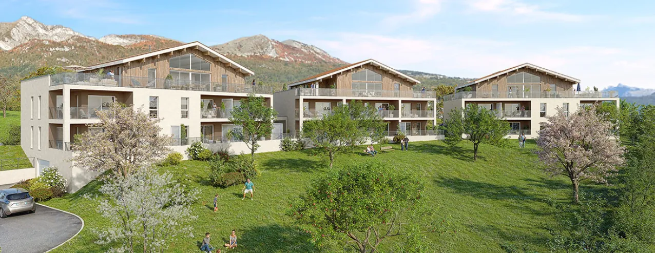 Appartement T3 à vendre à Gap dans la résidence Le Clos de Chabanas, 61,49 m²