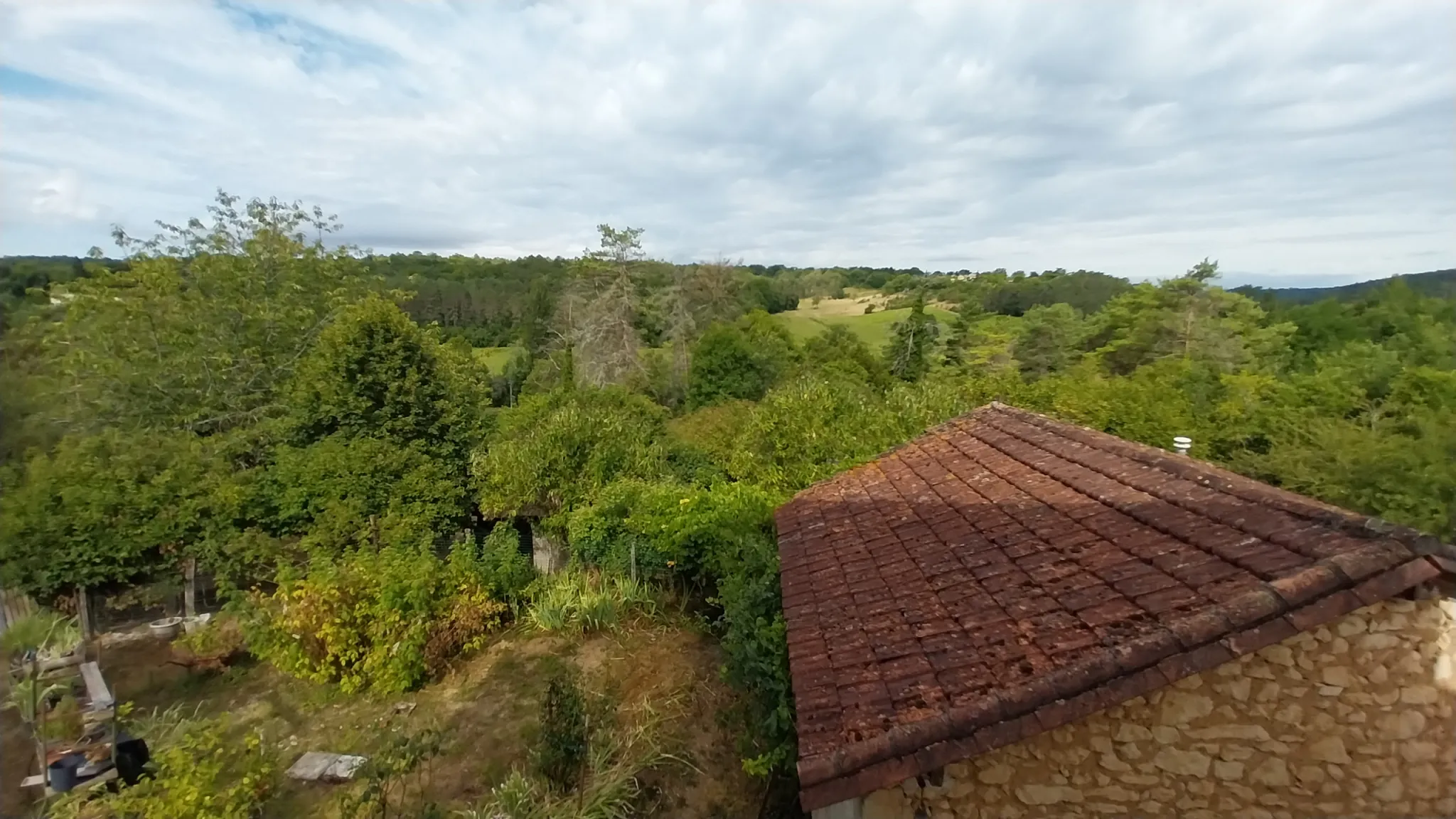 Maison avec dépendances et 2 hectares à Château l'Évêque, proche Périgueux 