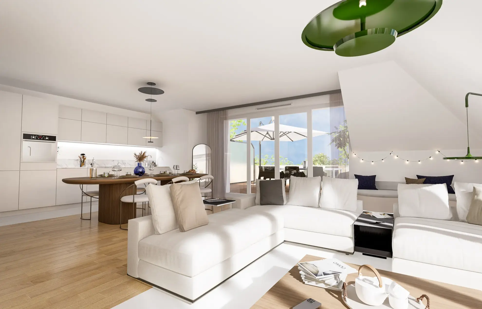 Studio de 24,41 m² avec terrasse et parking au Plessis-Robinson, faible consommation énergétique