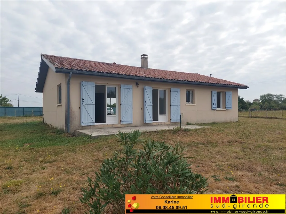 Maison Contemporaine à Bazas avec Jardin de 2500 m² et Vue Dégagée