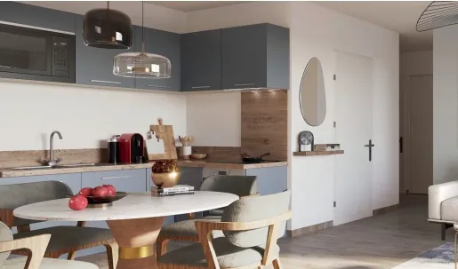 Appartement 2 chambres à Mondeville avec haute performance énergétique et parking privé