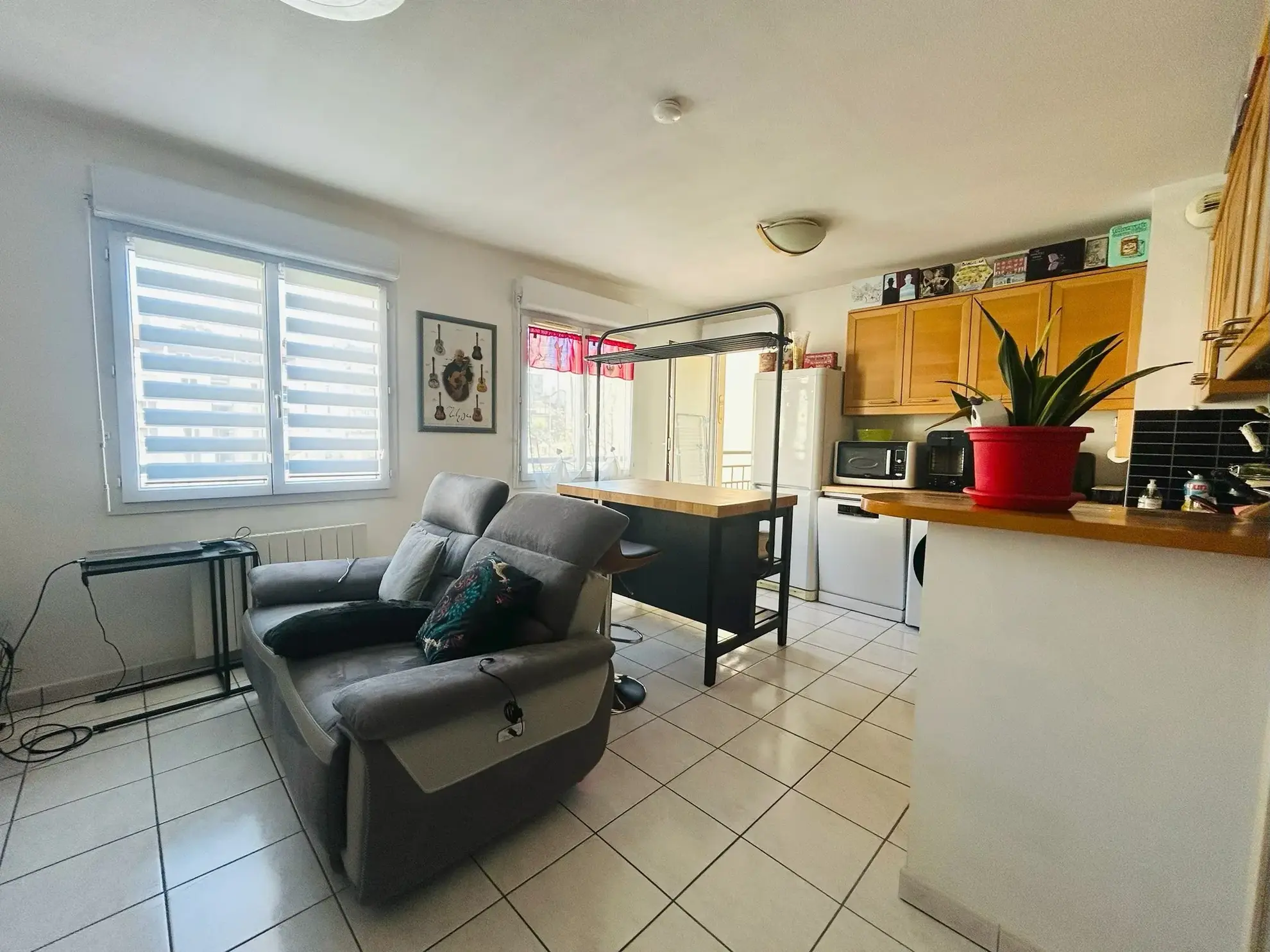 Appartement T2 avec garage à Saint-Étienne, secteur Trefilerie - Résidence standing 