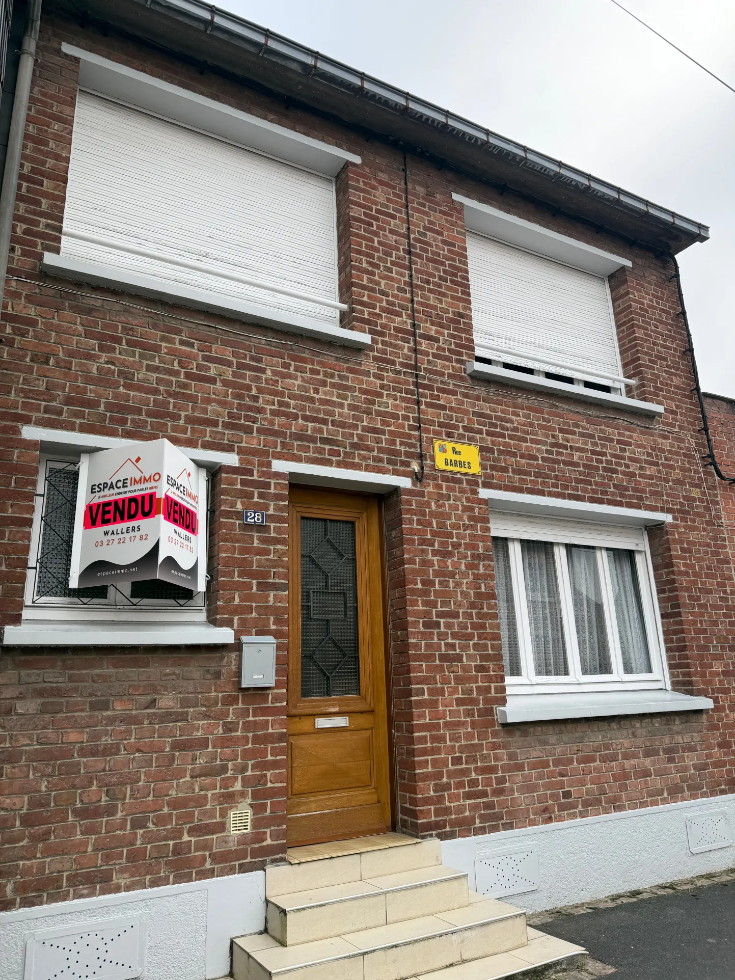 Maison à rénover avec potentiel à Escaudain – 3 chambres, jardin et cave