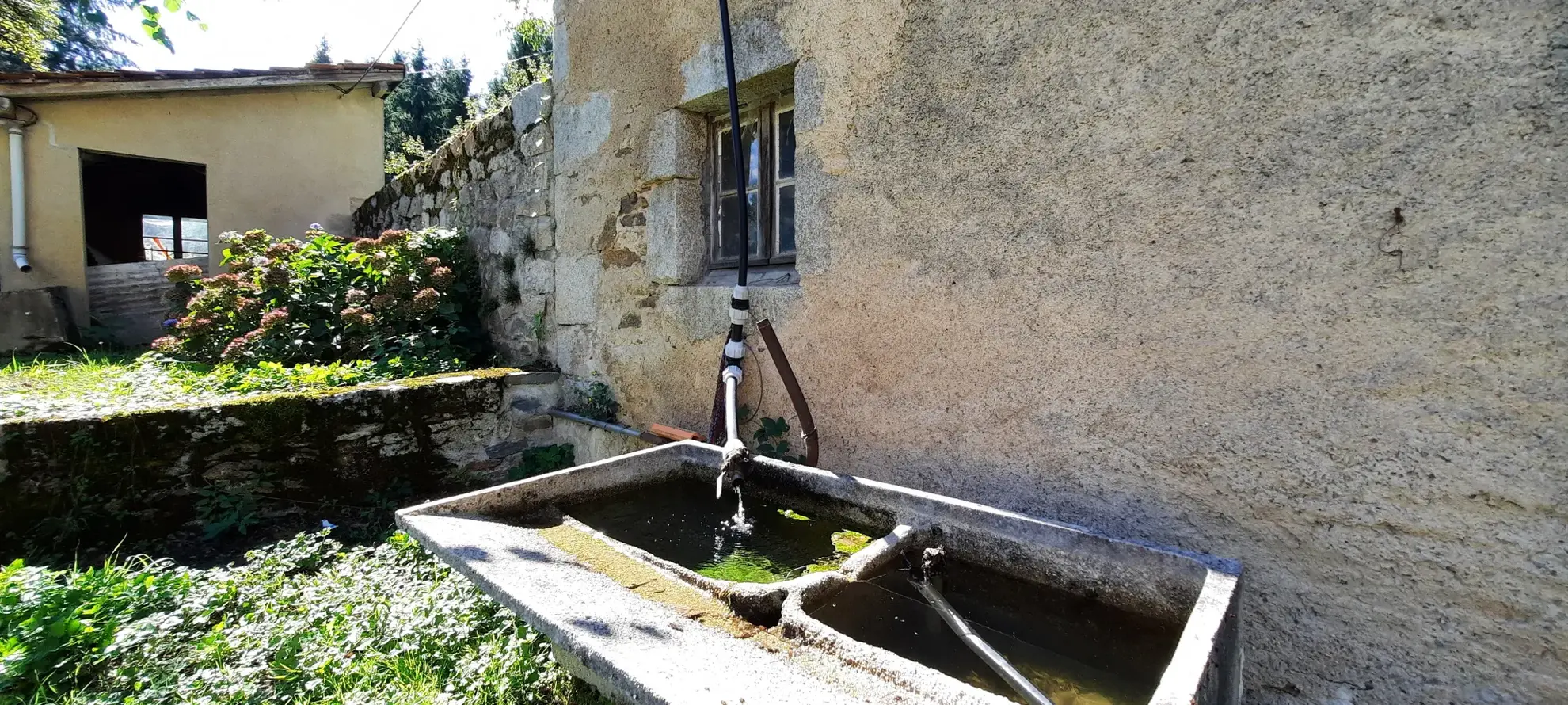 Maison en pierre à rénover avec dépendances sur un domaine boisé de 7,5 hectares à Montsalvy 