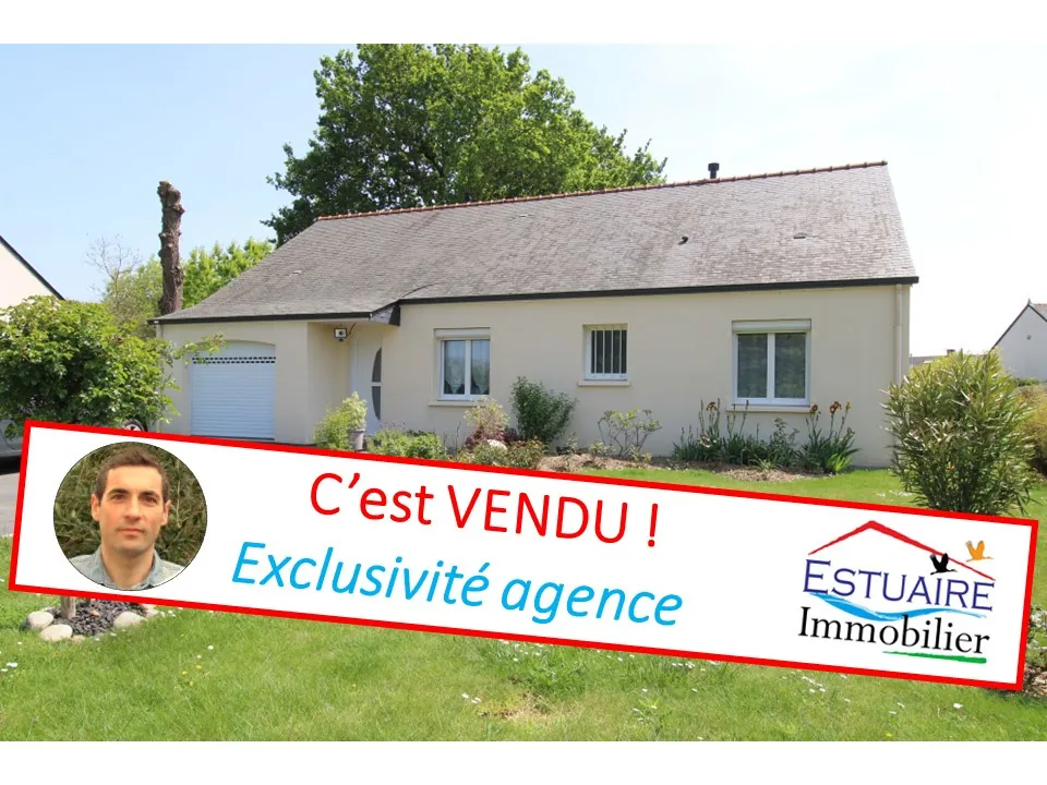 Maison 3 chambres avec garage et jardin à Saffré – Immobilier 87m² sans travaux