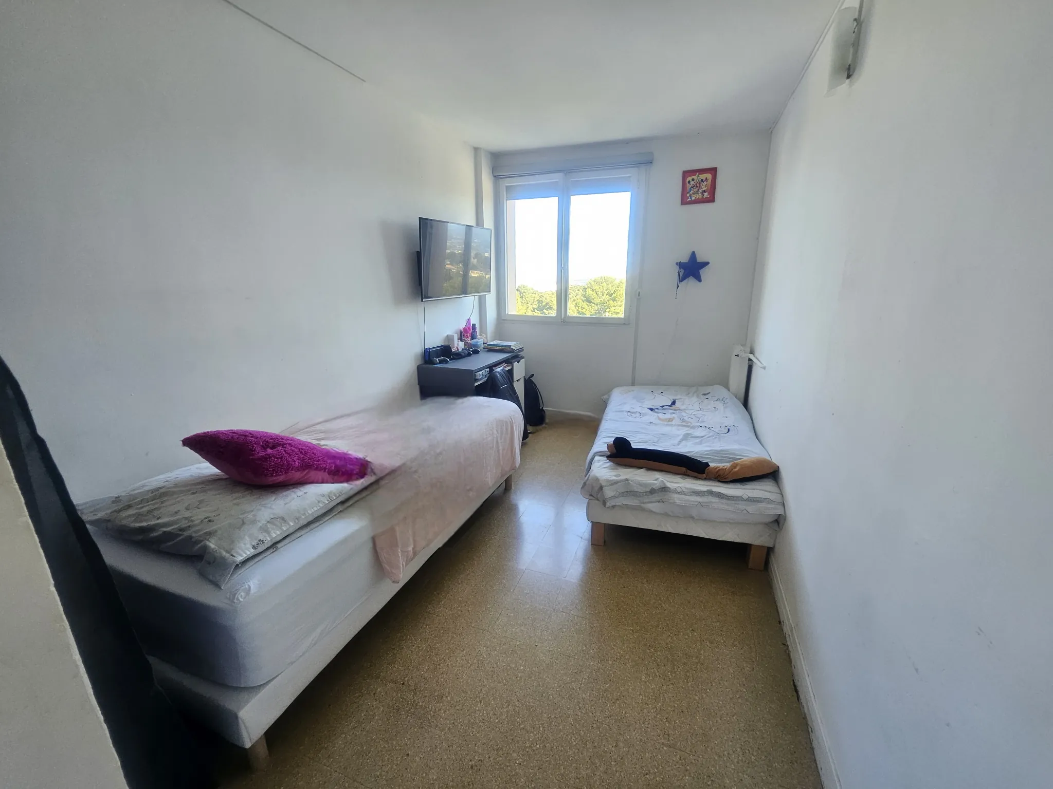 Appartement T3/4 avec vue mer à Marseille sur le plateau de Montolivet 