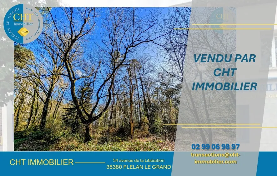 Terrain boisé non constructible de 6471 m² à vendre à Beignon en Brocéliande