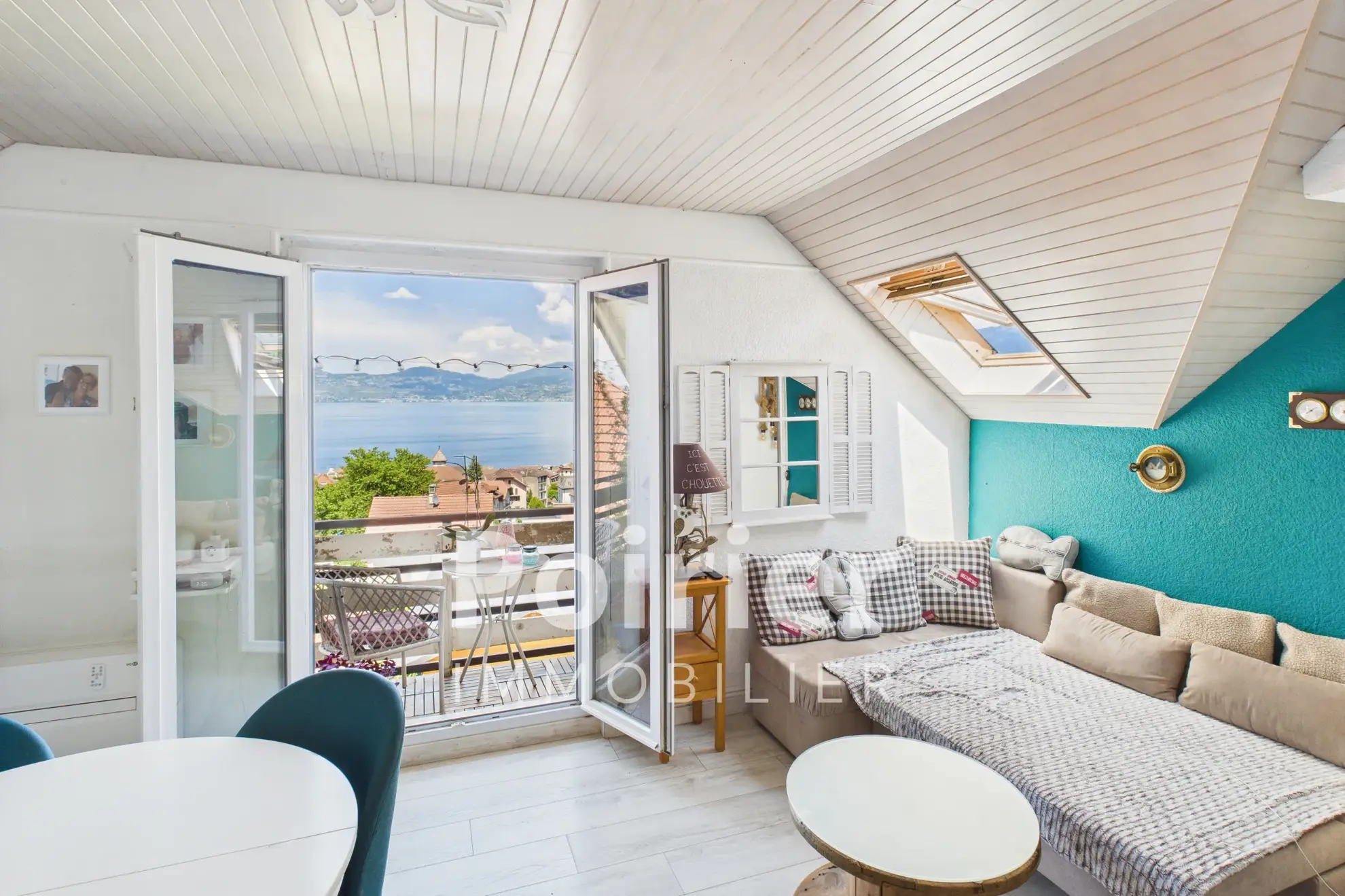 Appartement T3 à St Gingolph avec vue lac et garage disponible en 2025