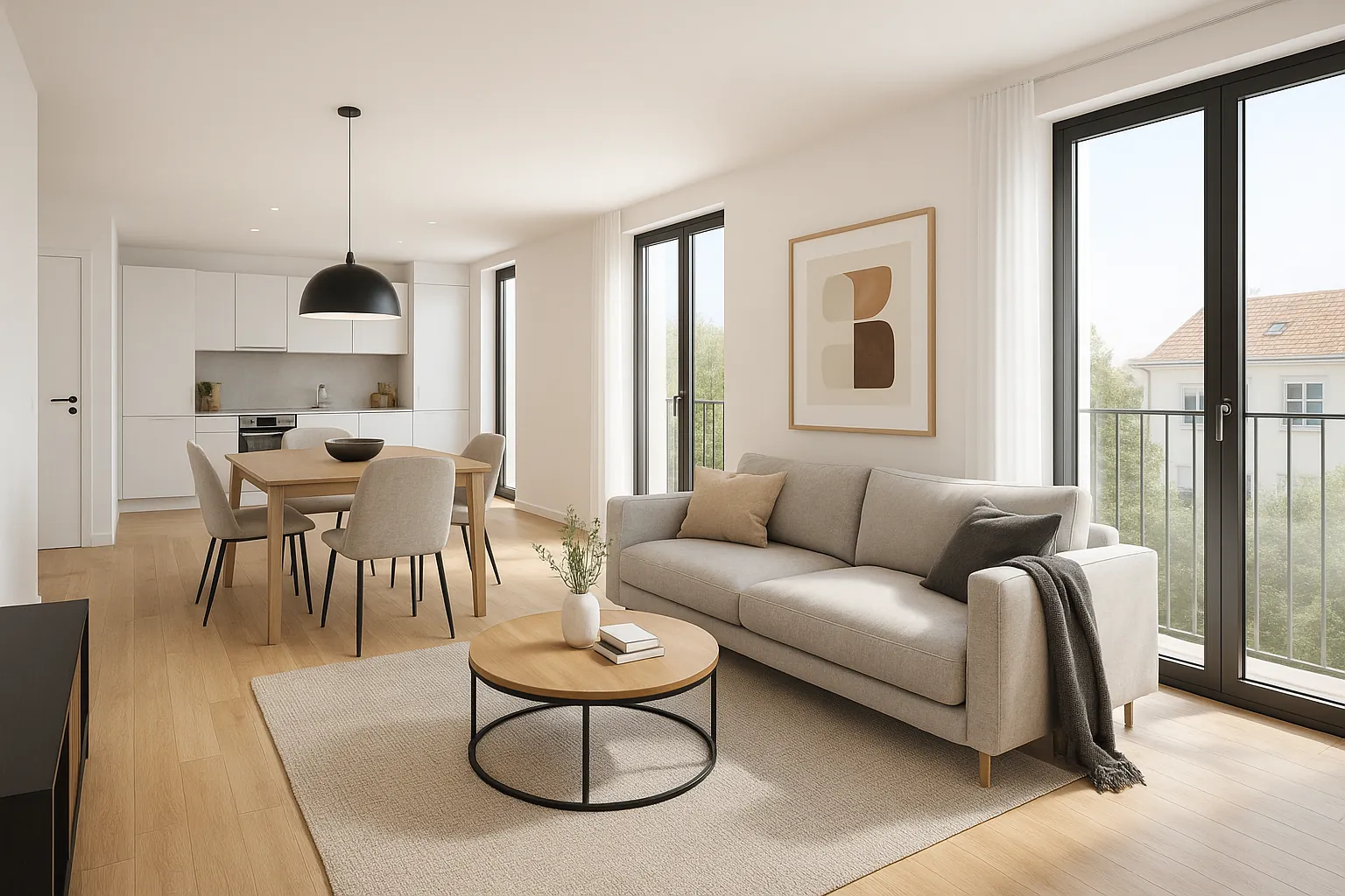 Appartement T2 avec cave et parking près de la mer à Berck 