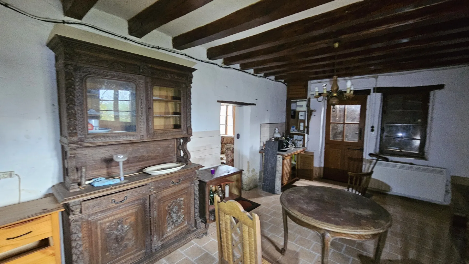 Maison à rénover de 62 m² avec garage à Saint Arnoult - Projet d'aménagement rural 