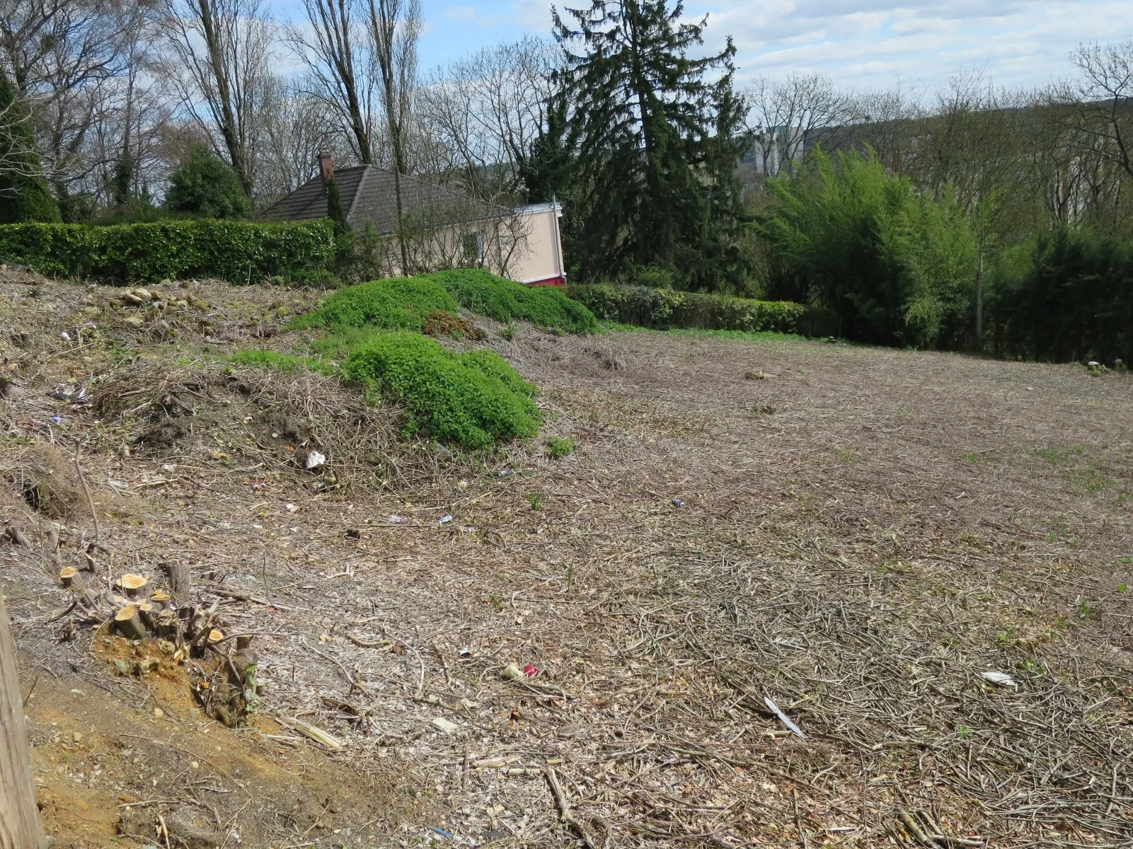 Terrain constructible de 696 m² au Mans avec vue dégagée et proximité commerces 