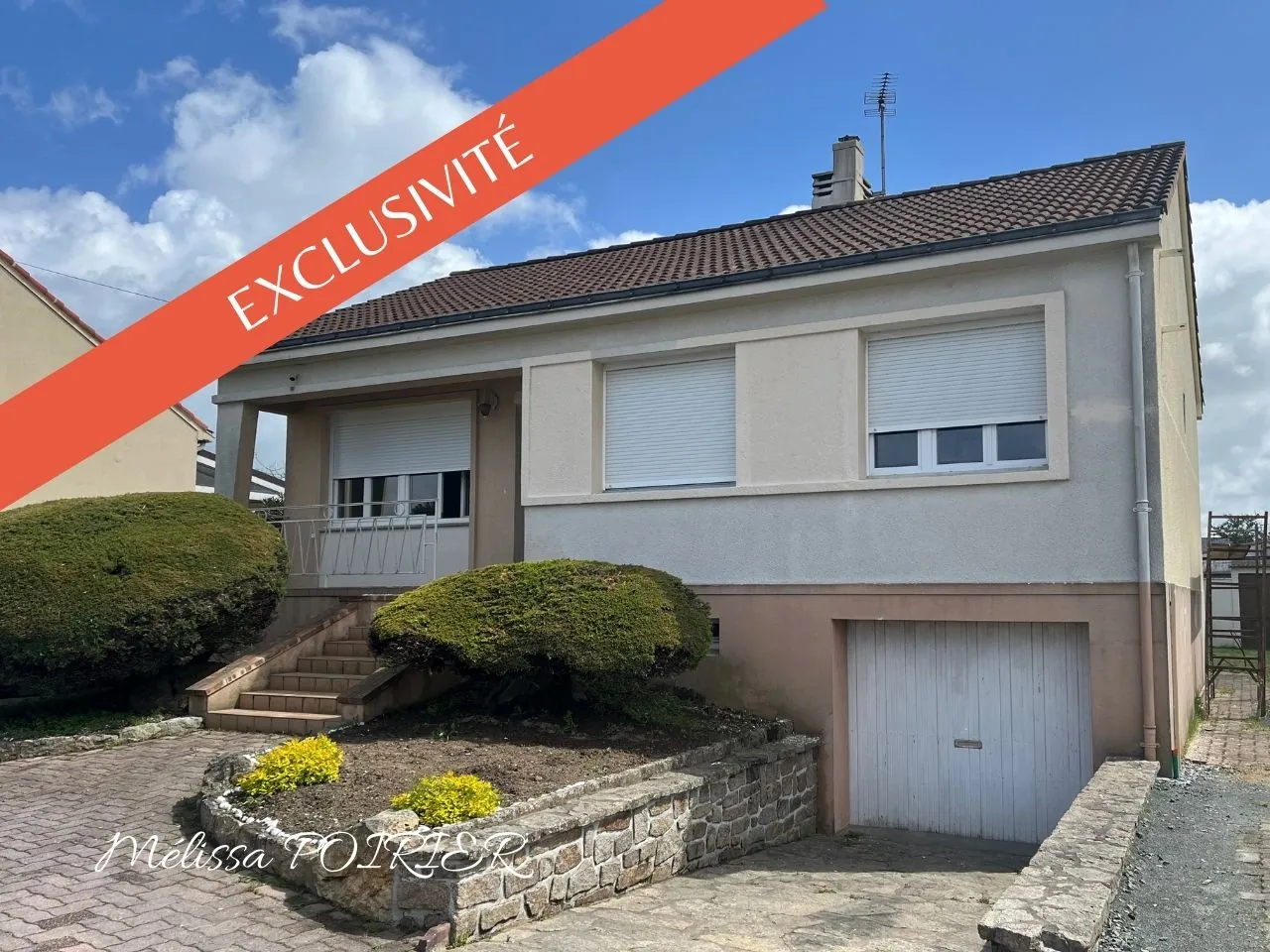 Belle maison rénovée de 80 m² avec jardin à Landes Genusson près des Herbiers