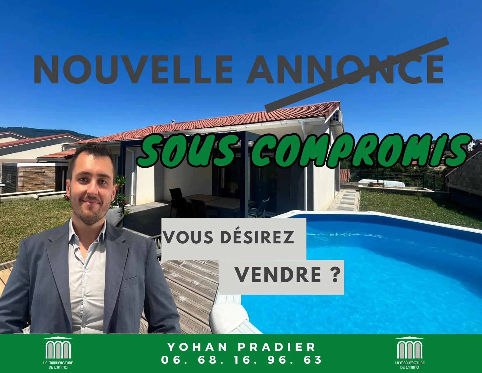 Maison moderne avec 3 chambres, jardin et garage à Saint-Chamond