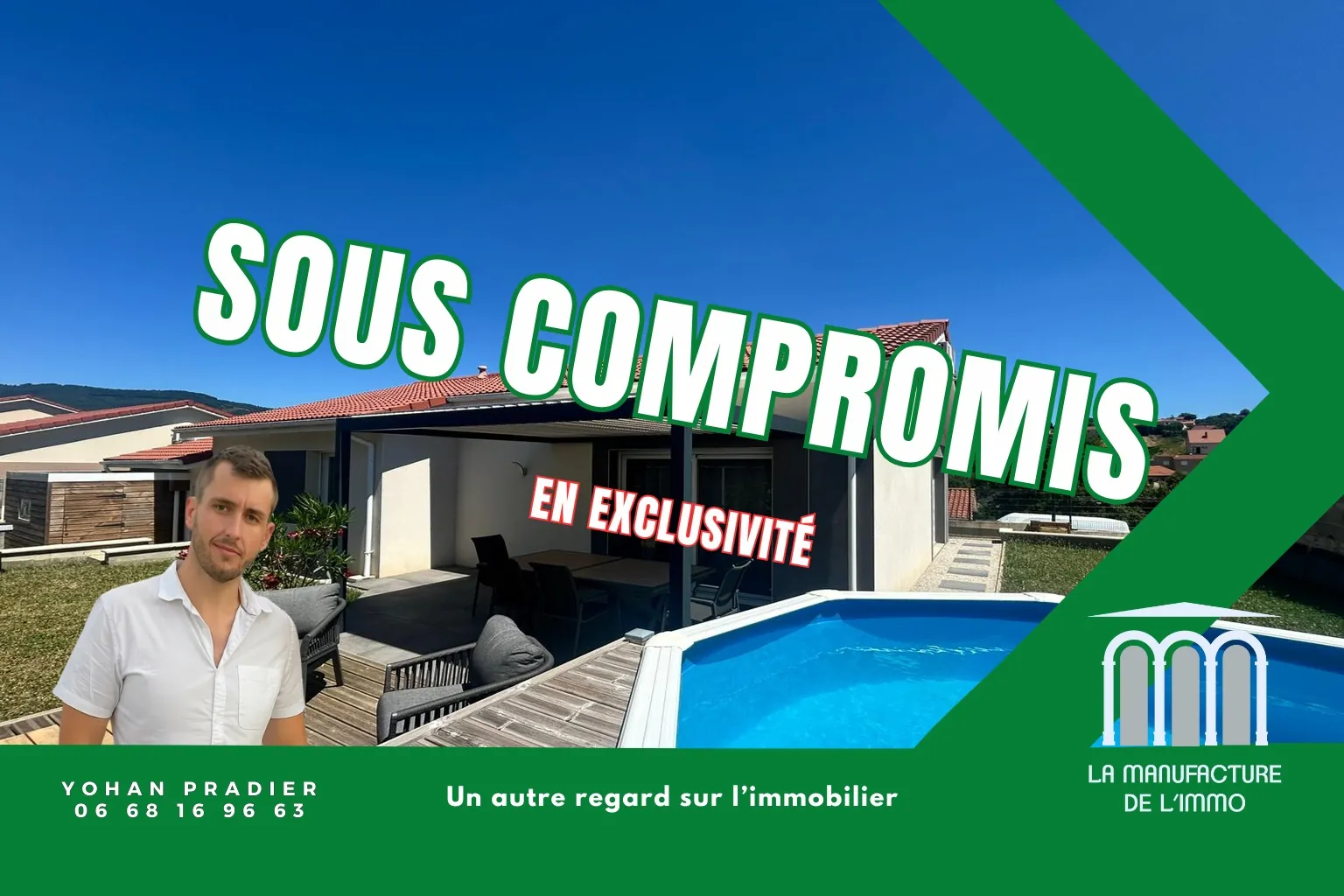 Maison moderne de 3 chambres à Saint-Chamond, secteur calme avec jardin et garage