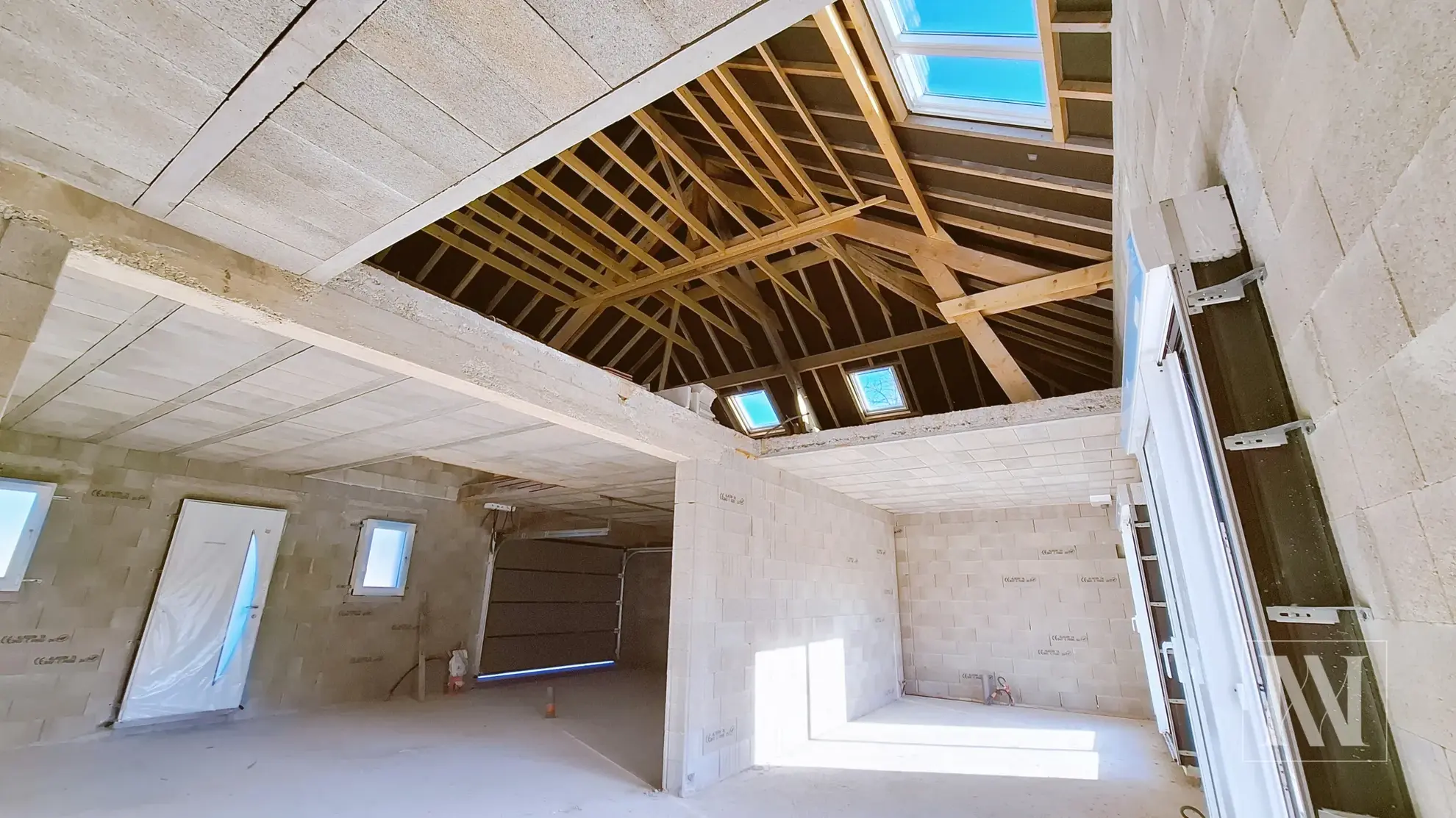 Maison neuve à aménager à Voué - 150m² sur terrain de 1284m², proche de Pont-Sainte-Marie