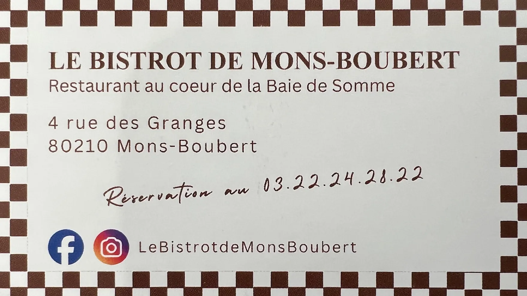 Achat Fonds de Commerce Bistrot à Mons-Boubert en Baie de Somme 