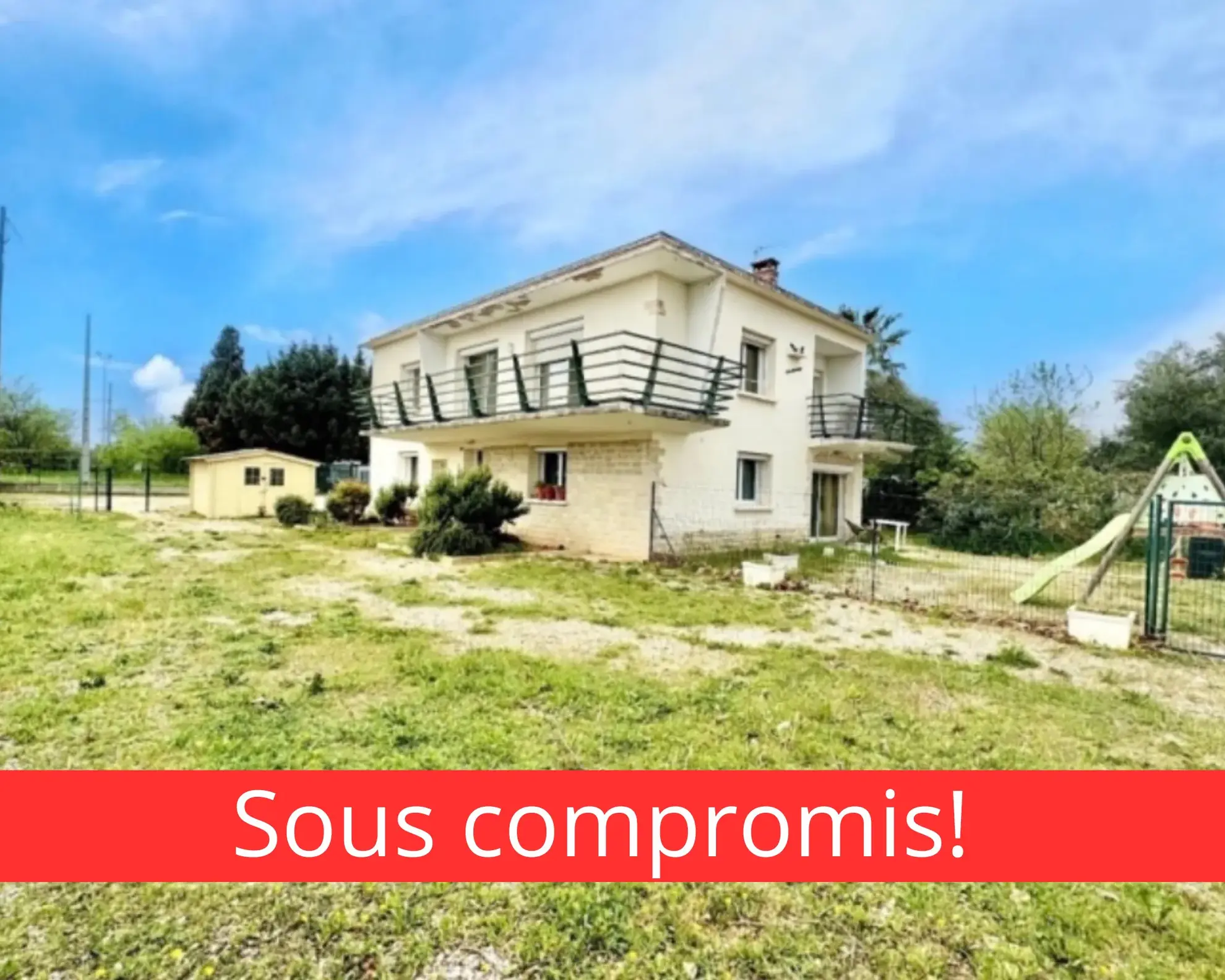 Maison à L'Ardoise avec deux appartements, terrain piscinable et terrasse