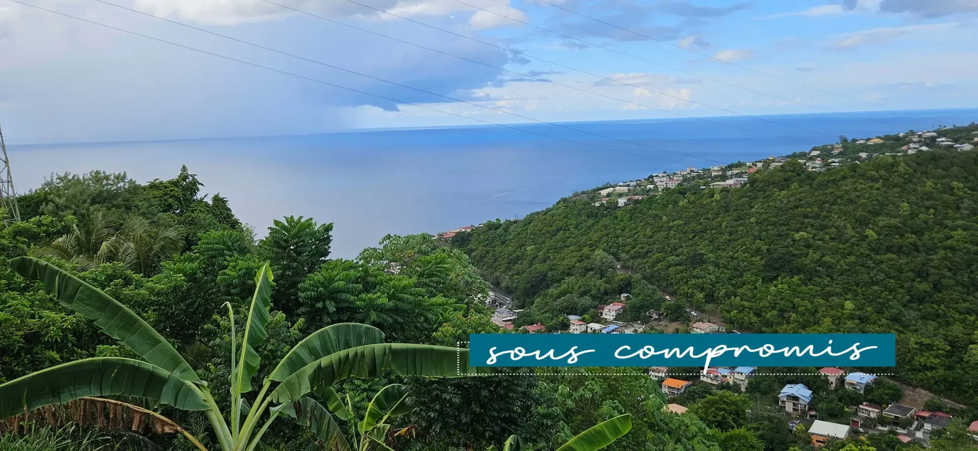 Appartement F2 avec vue mer, terrasse et jardin privé à Schoelcher