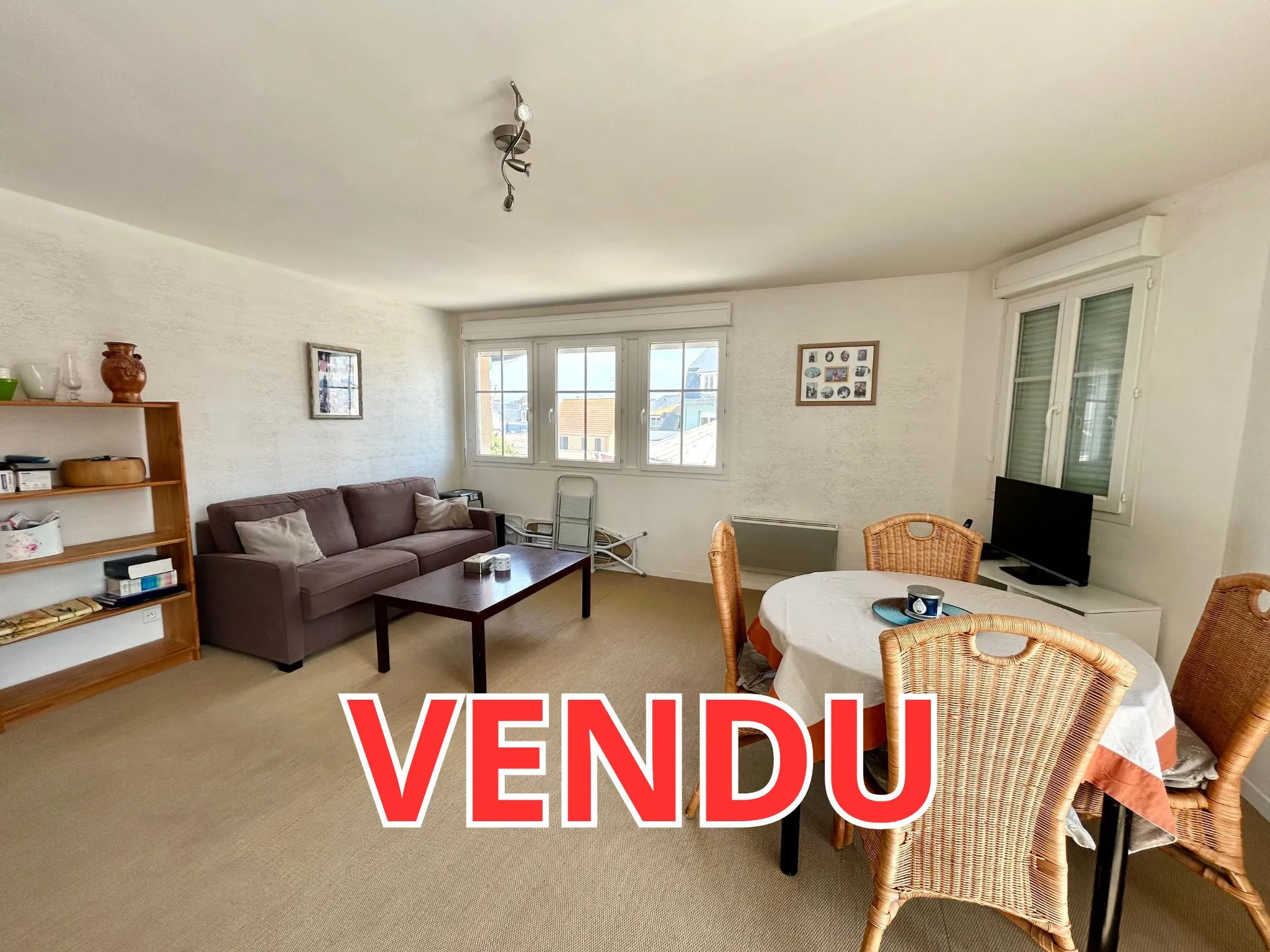 Appartement T2 à vendre à Cayeux-sur-Mer, Vue Mer latérale, 50m de la plage