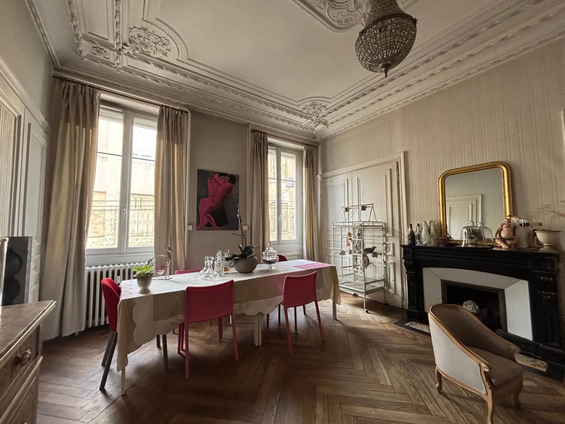 Appartement T5 de 133,99 m² à Saint-Étienne Clapière, charme hausmannien proche centre-ville