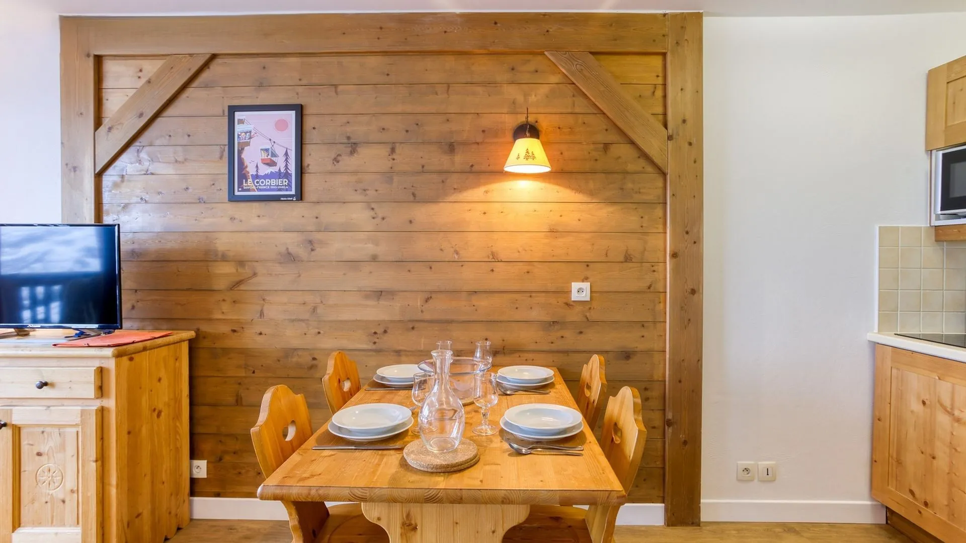 Superbe appartement 2 pièces avec balcon et vue montagnes au Corbier 