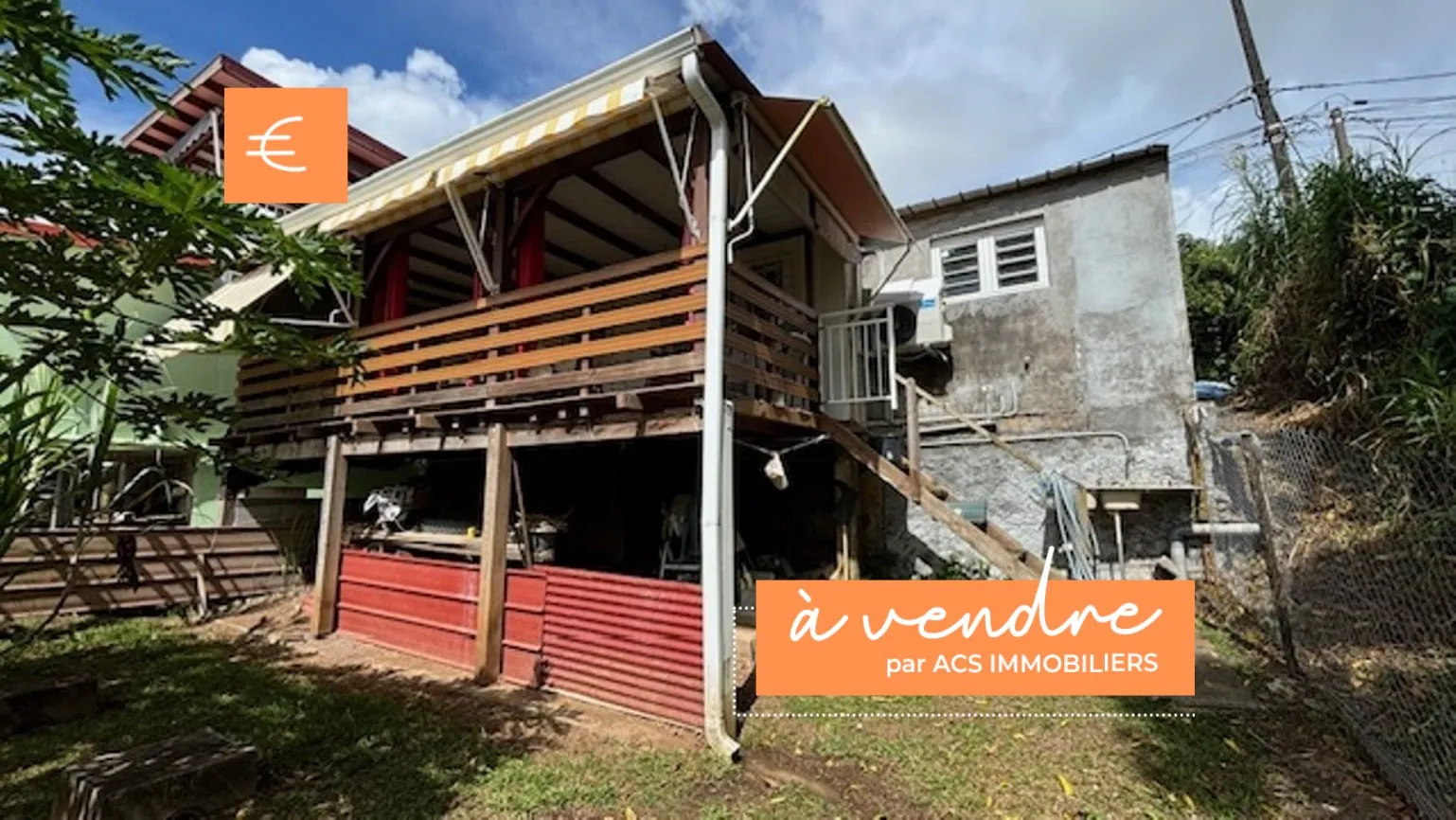 Maison F3 rénovée et meublée à Petit Bourg - Emplacement privilégié