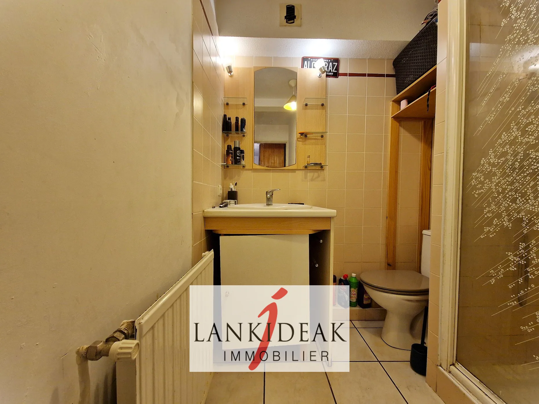 Appartement T1 bis de 33 m² avec terrasse, cave et parking à Bayonne 