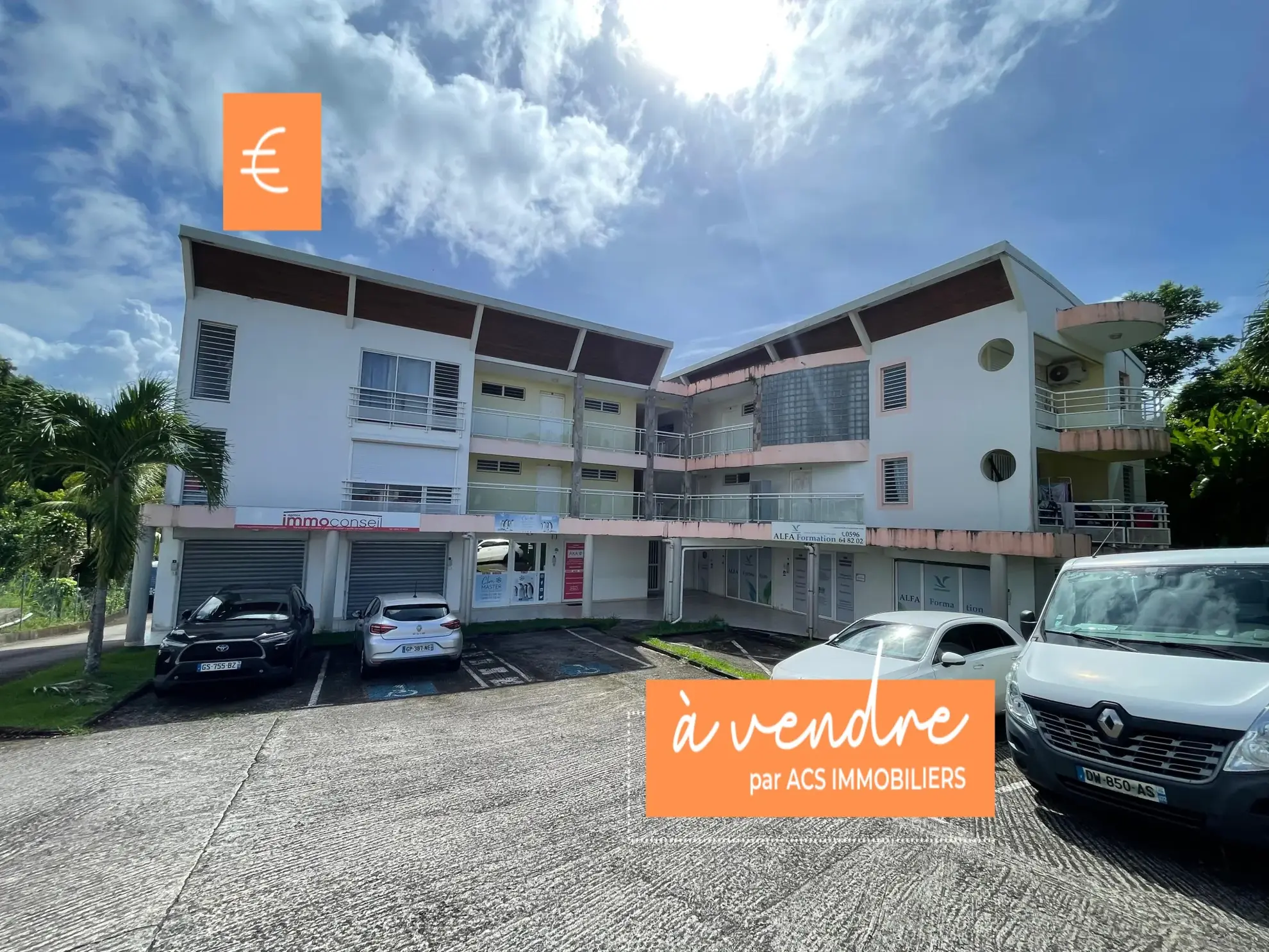 Appartement T3 avec terrasse et parking au LAMENTIN – Investissement et résidence sécurisée