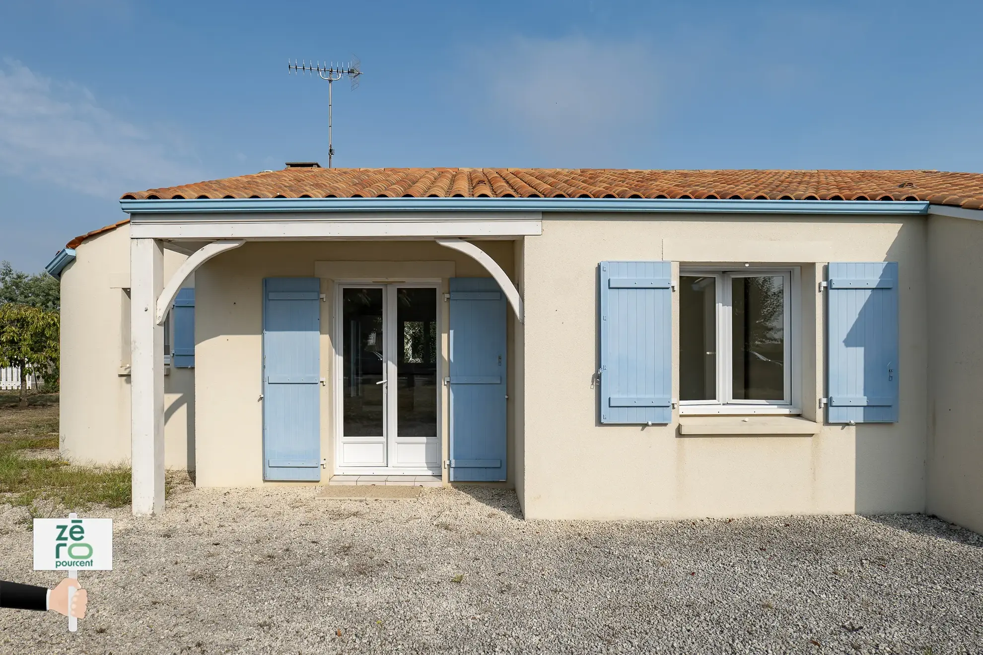 Maison de plain-pied à Angles (85750) - 75 m2, 3 chambres, terrain 720 m2, emplacement privilégié 