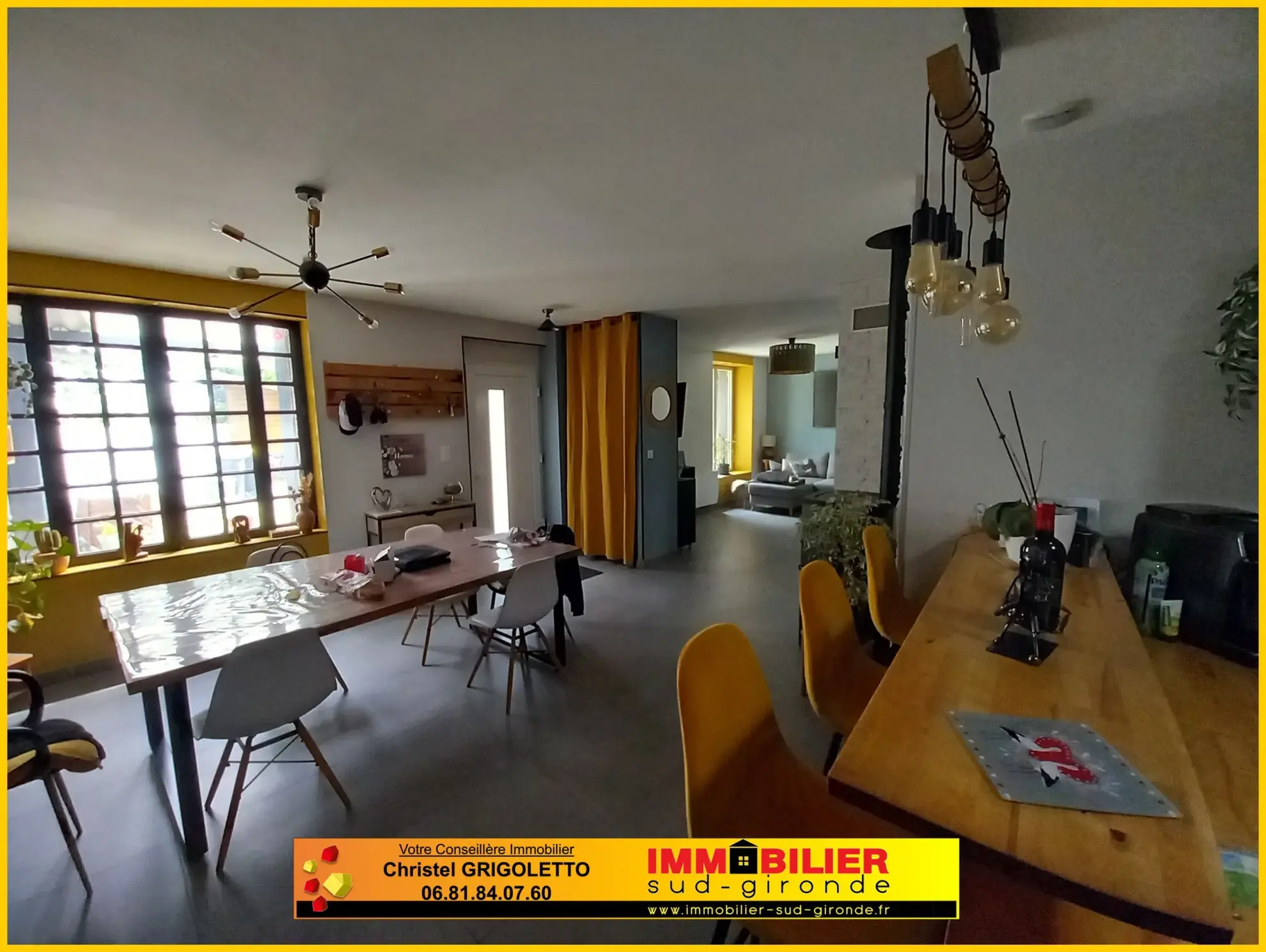 Maison plain-pied à vendre à Toulenne avec terrasse et jardin clos