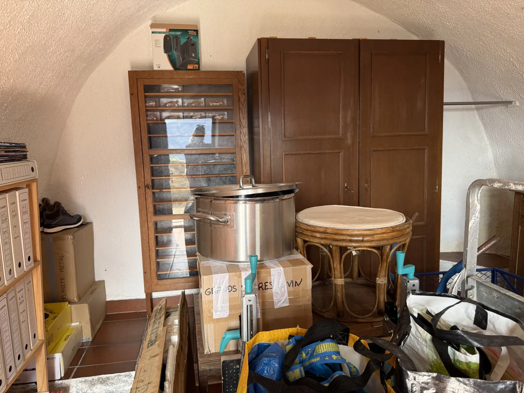 Maison avec terrasse, terrain vaste et vue panoramique à Banco 