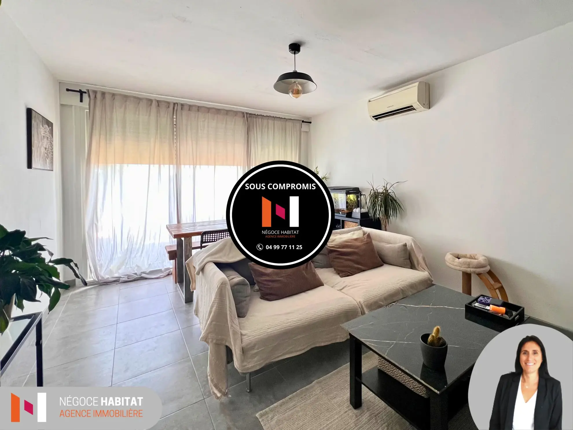 Appartement T4 lumineux de 76,70 m² avec balcon et parking à Lunel