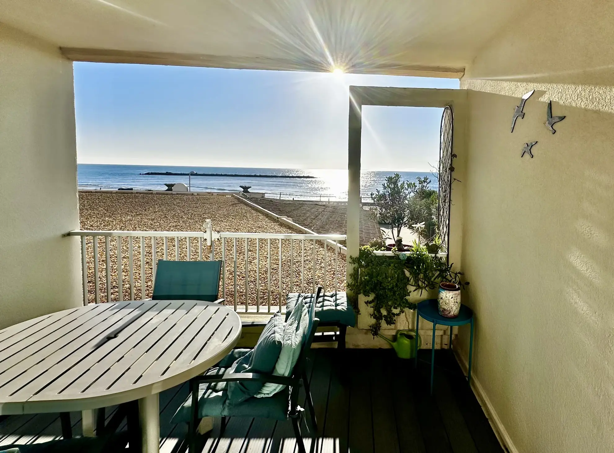 Appartement de 40m² en front de mer à Palavas-Les-Flots avec terrasse et parking 