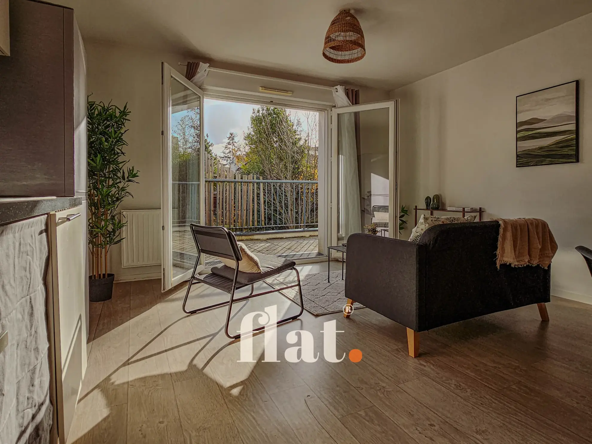 Vente d'un appartement T3 récent avec balcon et parking à Nantes Nord 