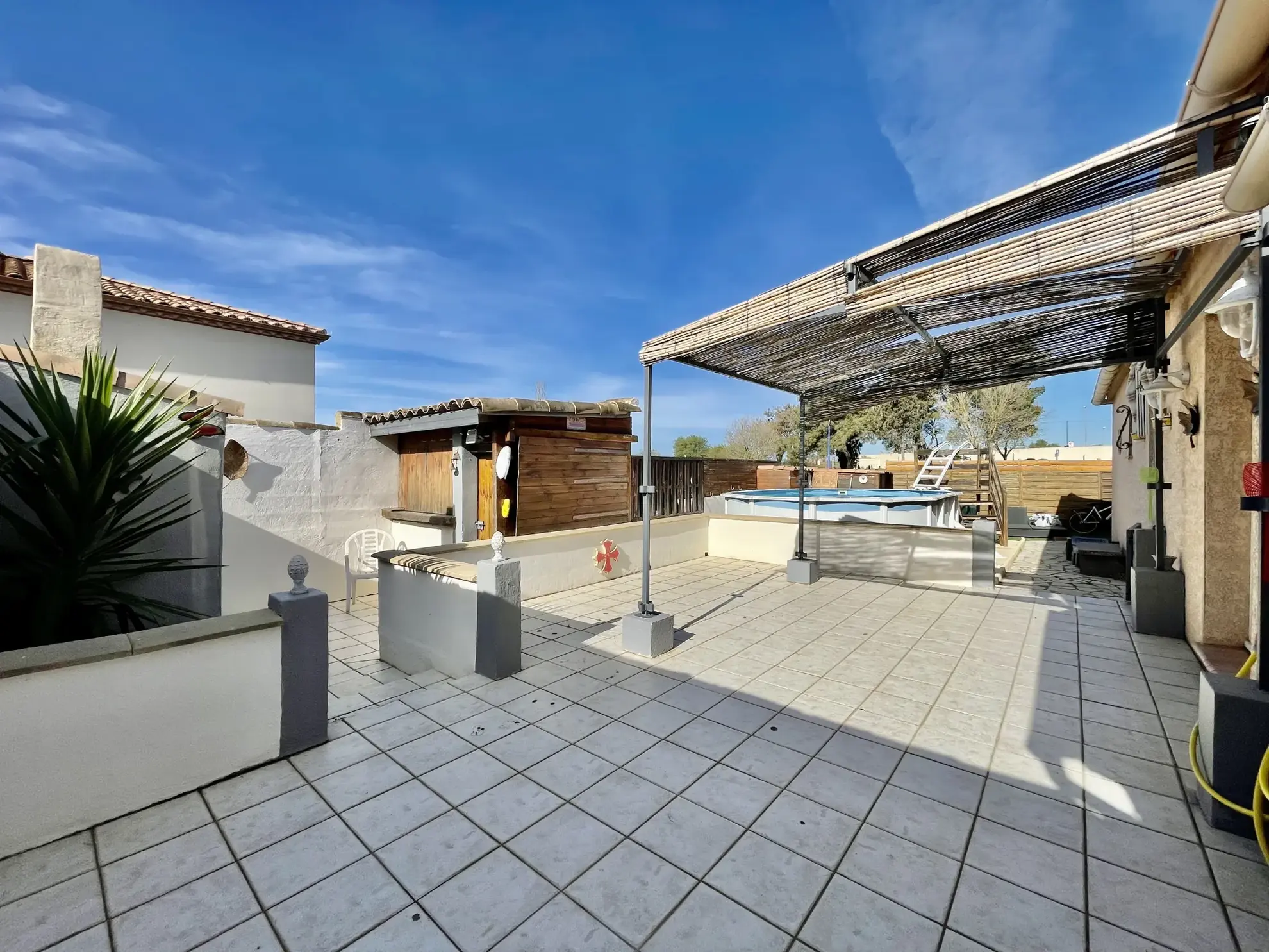 Villa T5 avec piscine à Pomerols - Maison de plain-pied lumineuse et proche centre