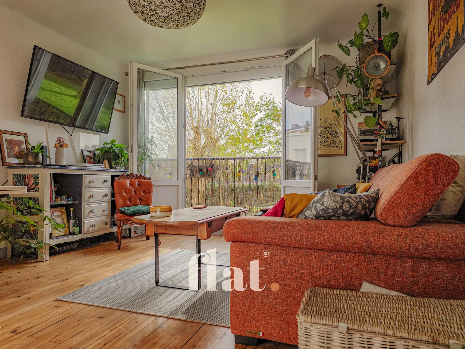 Appartement T4 lumineux à Nantes avec cave, jardin partagé et emplacement idéal 