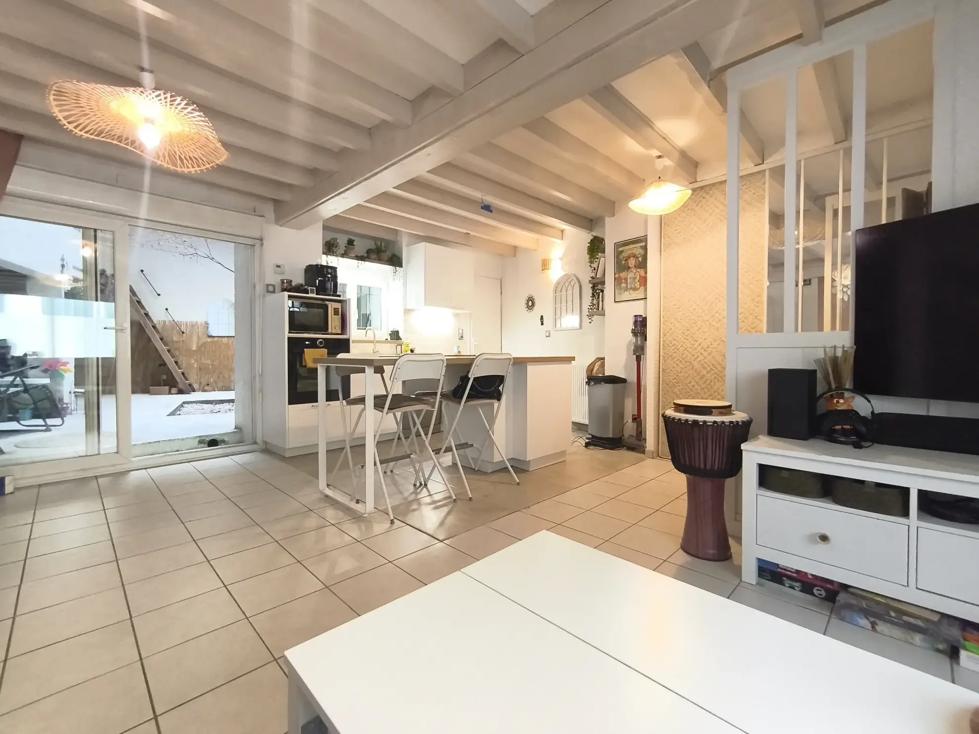 Appartement duplex de 75 m² avec cour privée à Bourg de Péage - Opportunité à saisir 