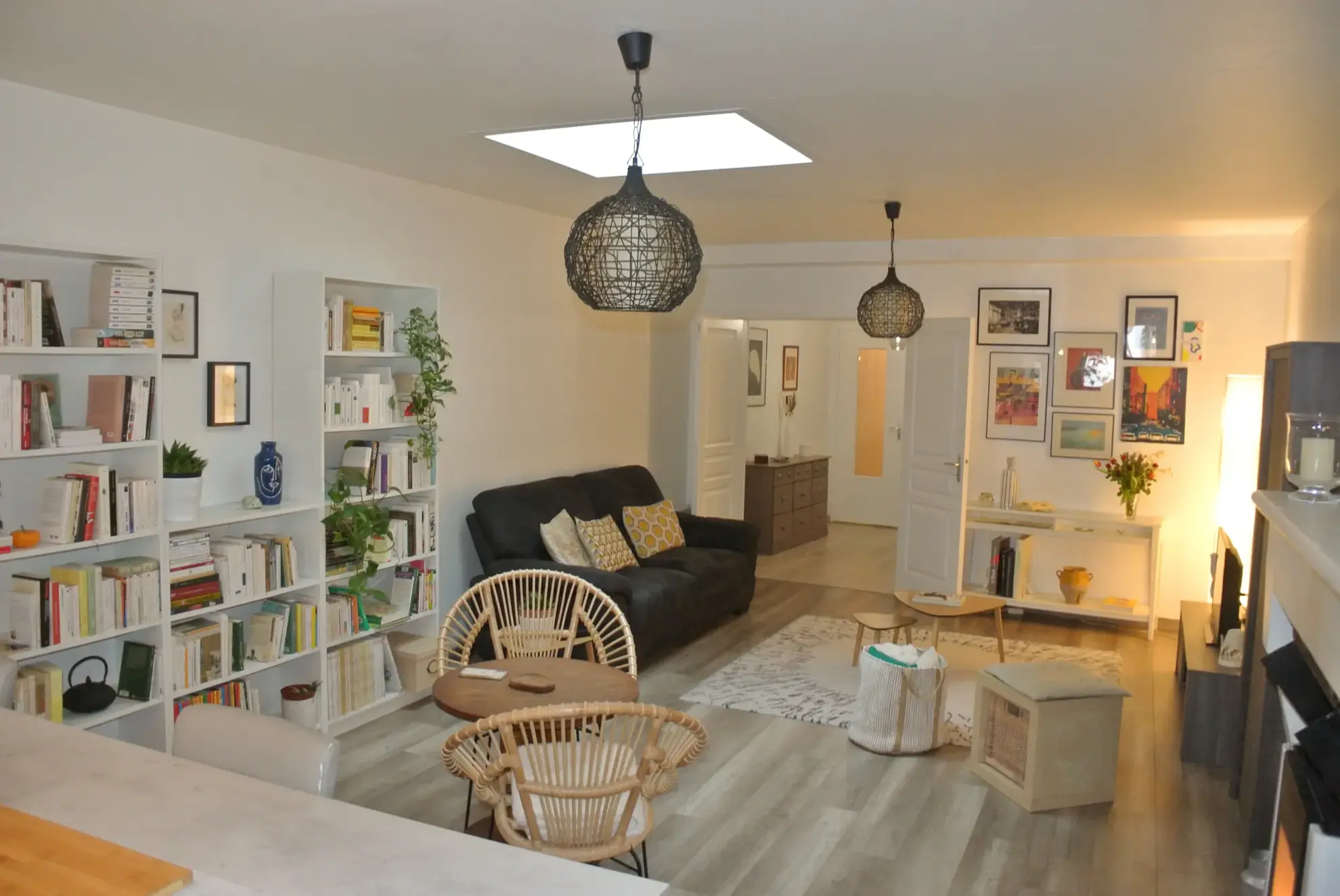 Maison rénovée avec cour intérieure à Marmande - 2 chambres et grenier aménageable 