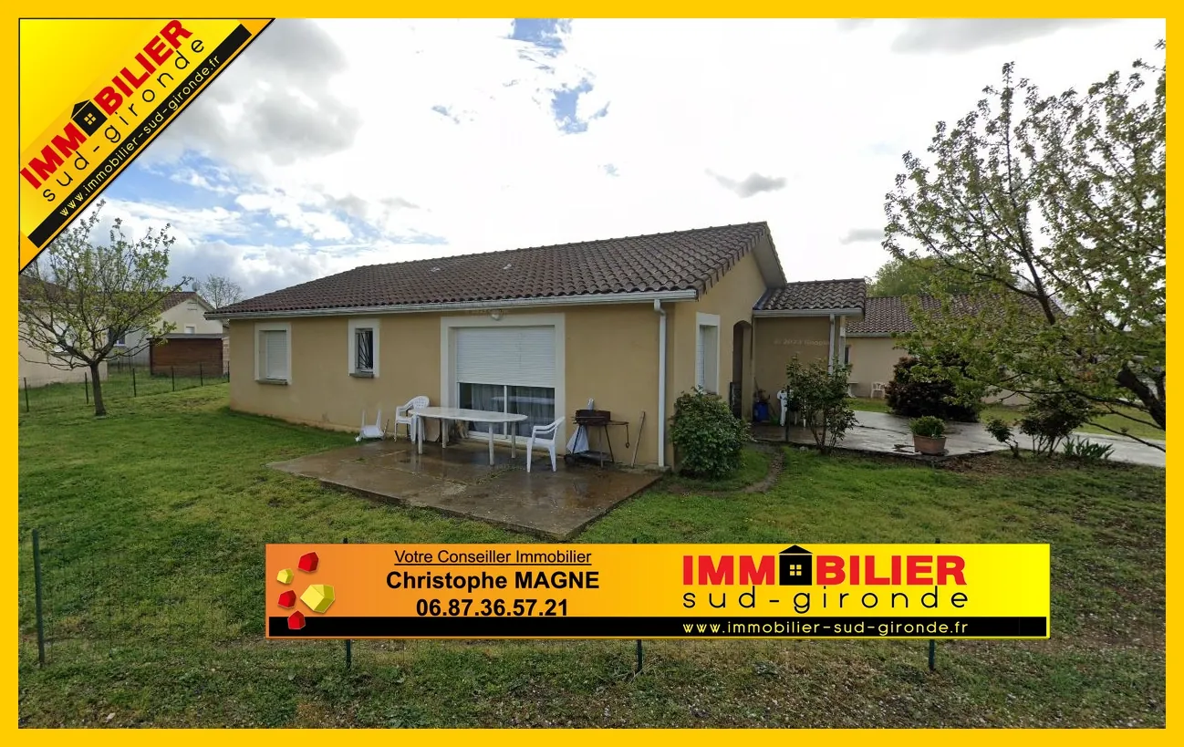 Maison individuelle 3 chambres avec garage à Saint-Maixant 