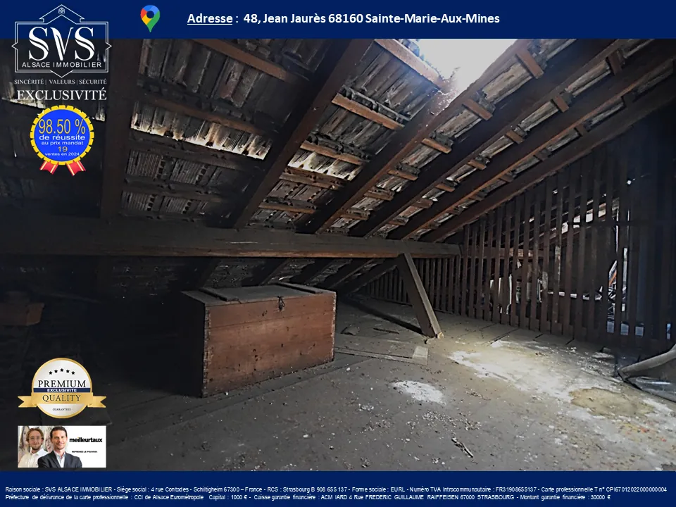 Appartement F4 de 70,61 m² avec jardin et cave à Sainte-Marie-aux-Mines 