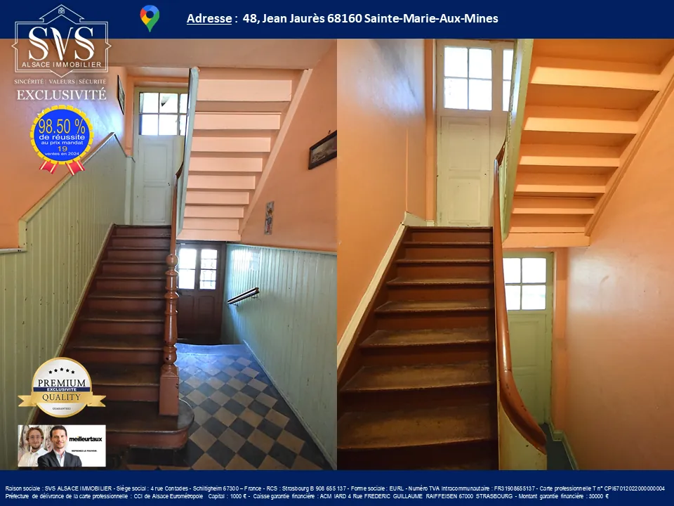 Appartement F4 de 70,61 m² avec jardin et cave à Sainte-Marie-aux-Mines 