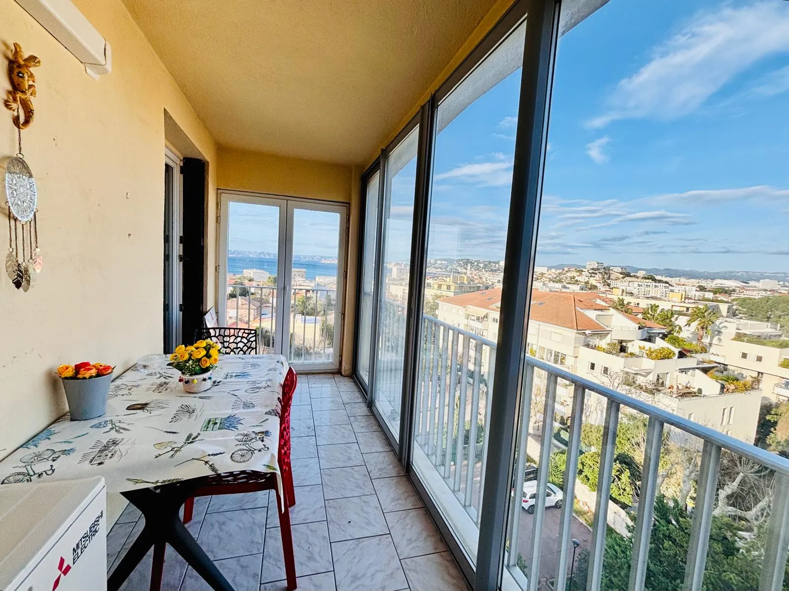 Appartement T3 avec Vue Mer à Marseille 8ème - Dernier étage 