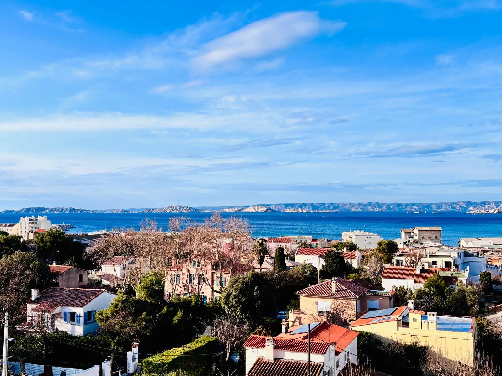 Appartement T3 avec Vue Mer à Marseille 8ème - Dernier étage 