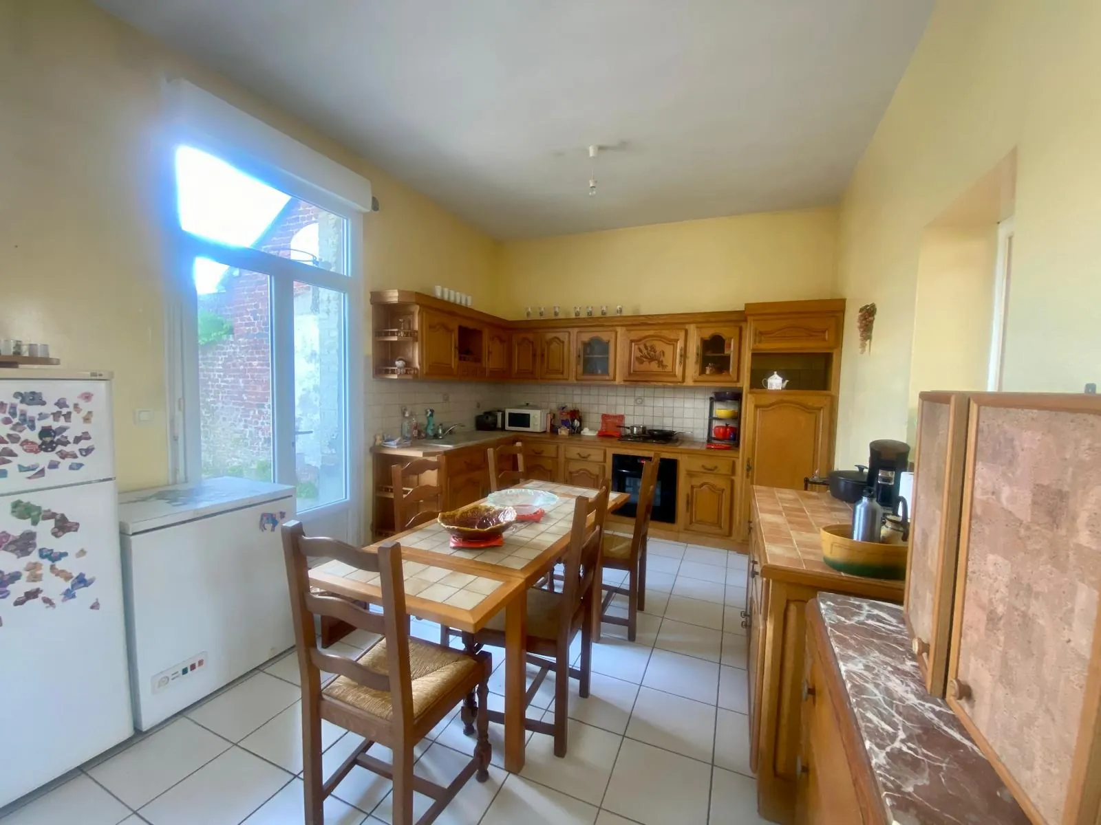 Maison à vendre à FRESNOY-LE-GRAND avec 3 chambres et potentiel d’aménagement 