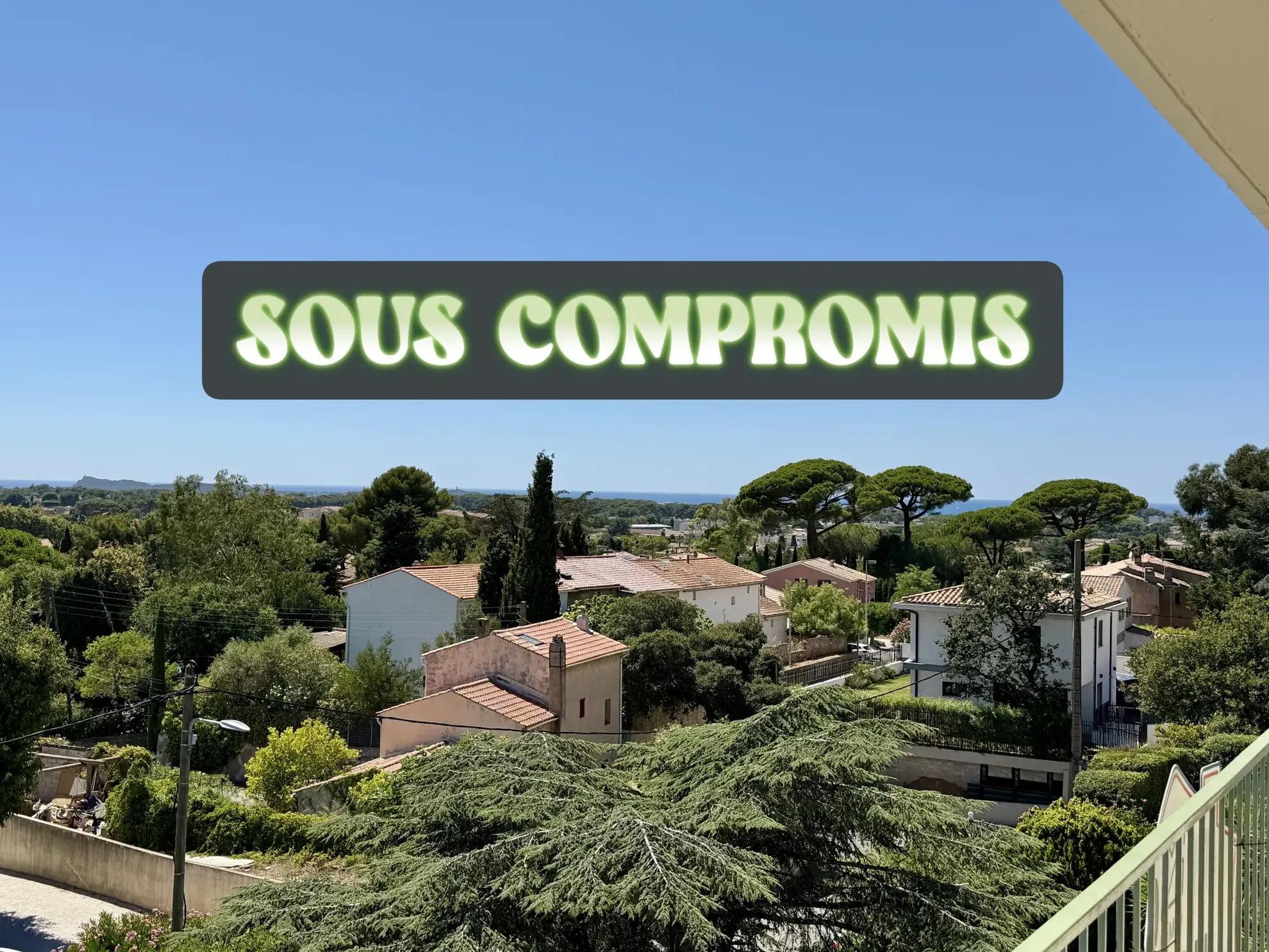 Appartement 4 pièces en dernier étage avec vue mer à Six Fours